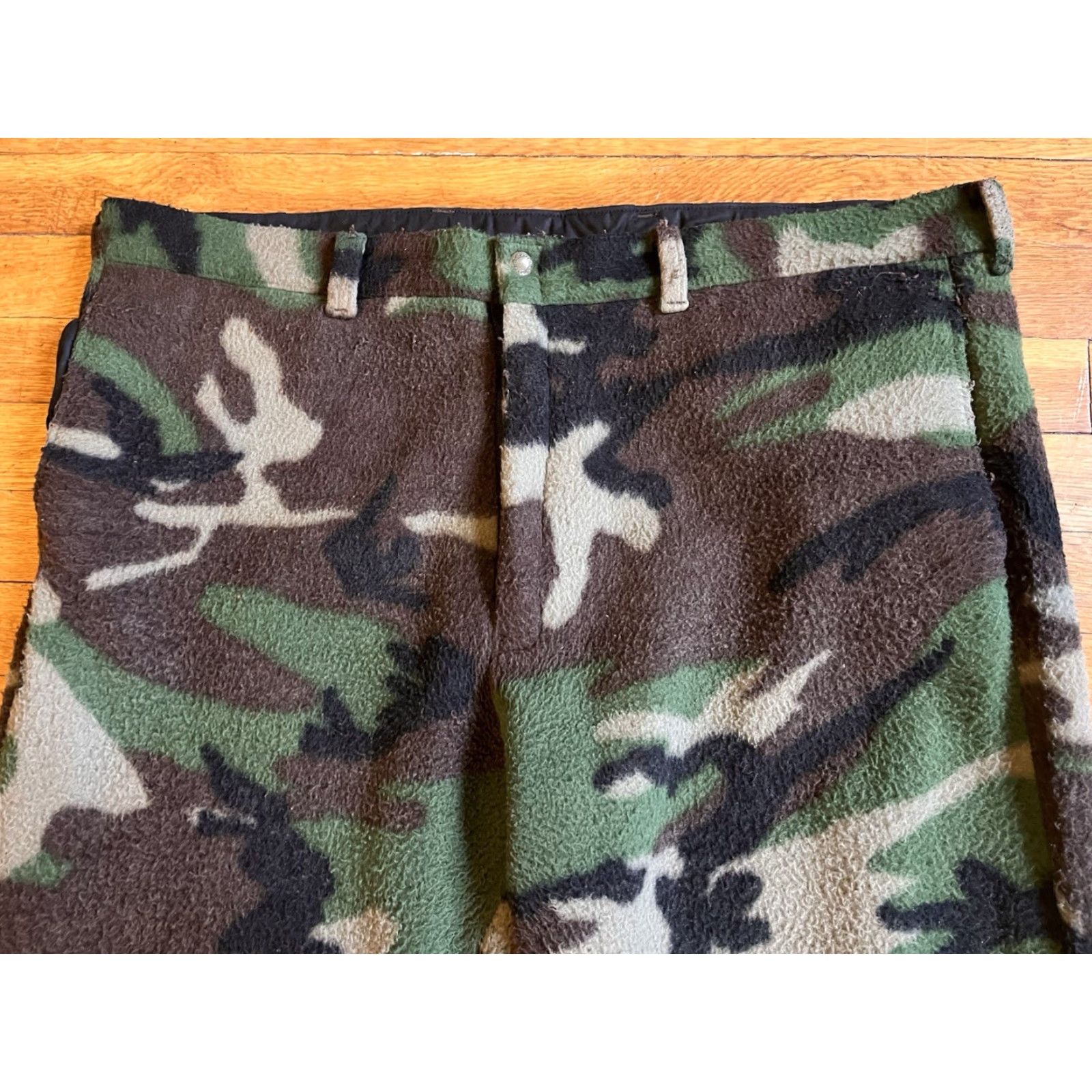 Vintage VINTAGE Cabela's Pants Camouflage Fleece Camo Hunting Men's 2XL Green Size US 39 - 3 Thumbnail