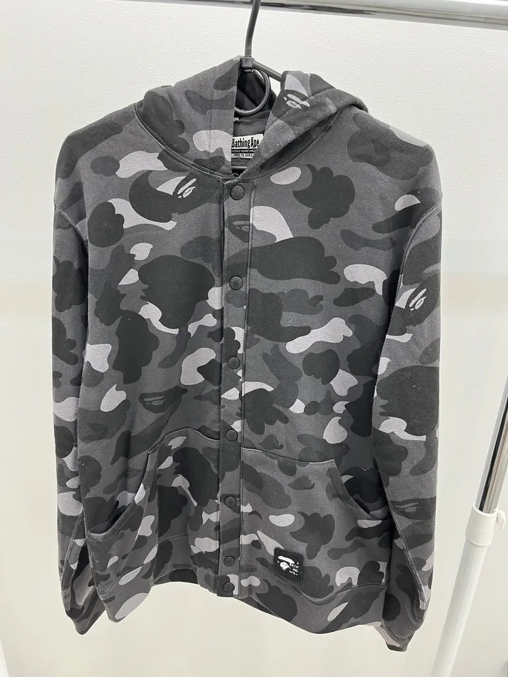 Bape Bape A Bathing Ape Full Camo Bomber Hoodie Size US L / EU 52-54 / 3 - 1 Thumbnail