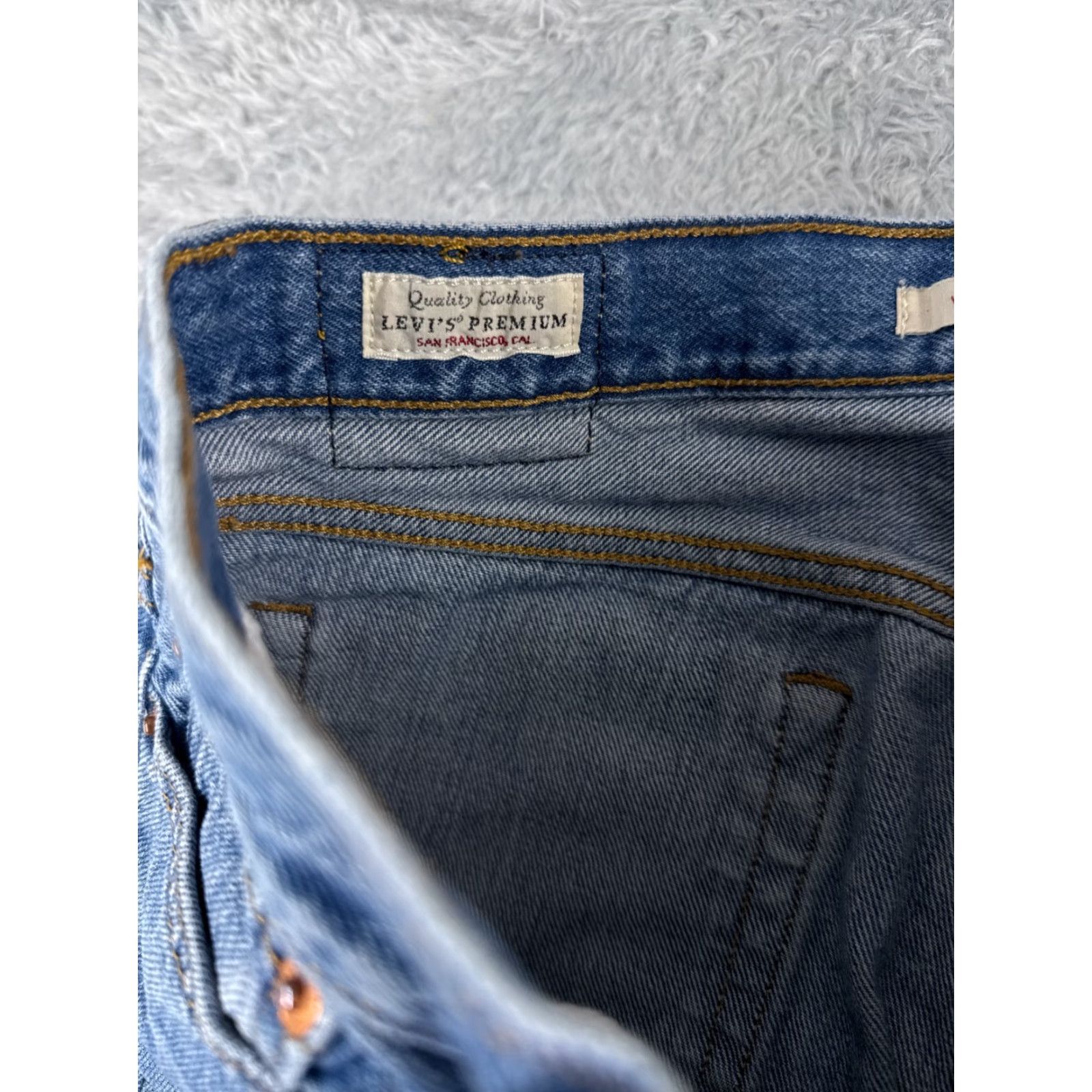 Levi's Levi's Premium Jeans Women 28 Blue Denim Wedgie Fit High Rise Distressed 28x24 Jeans Womens Size 28" / US 6 / IT 42 - 7 Thumbnail