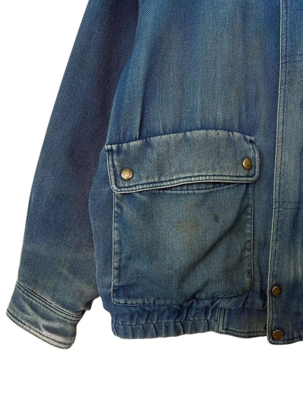 Burberry Vintage Burberrys Sunfaded Distressed Denim Jacket Size US L / EU 52-54 / 3 - 12 Thumbnail
