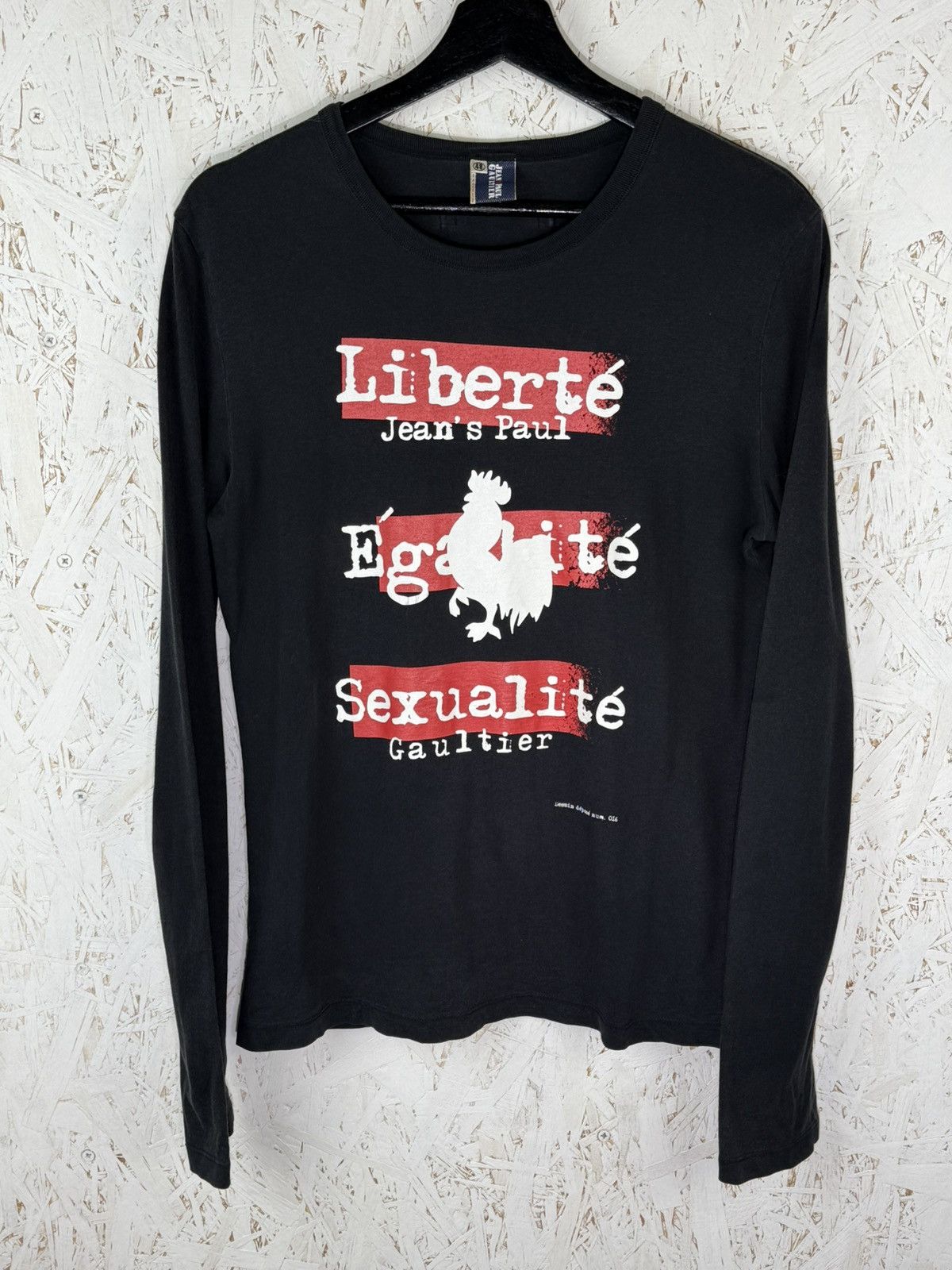 Vintage Jean Paul Gaultier Liberte Egalite Sexualite L S 48