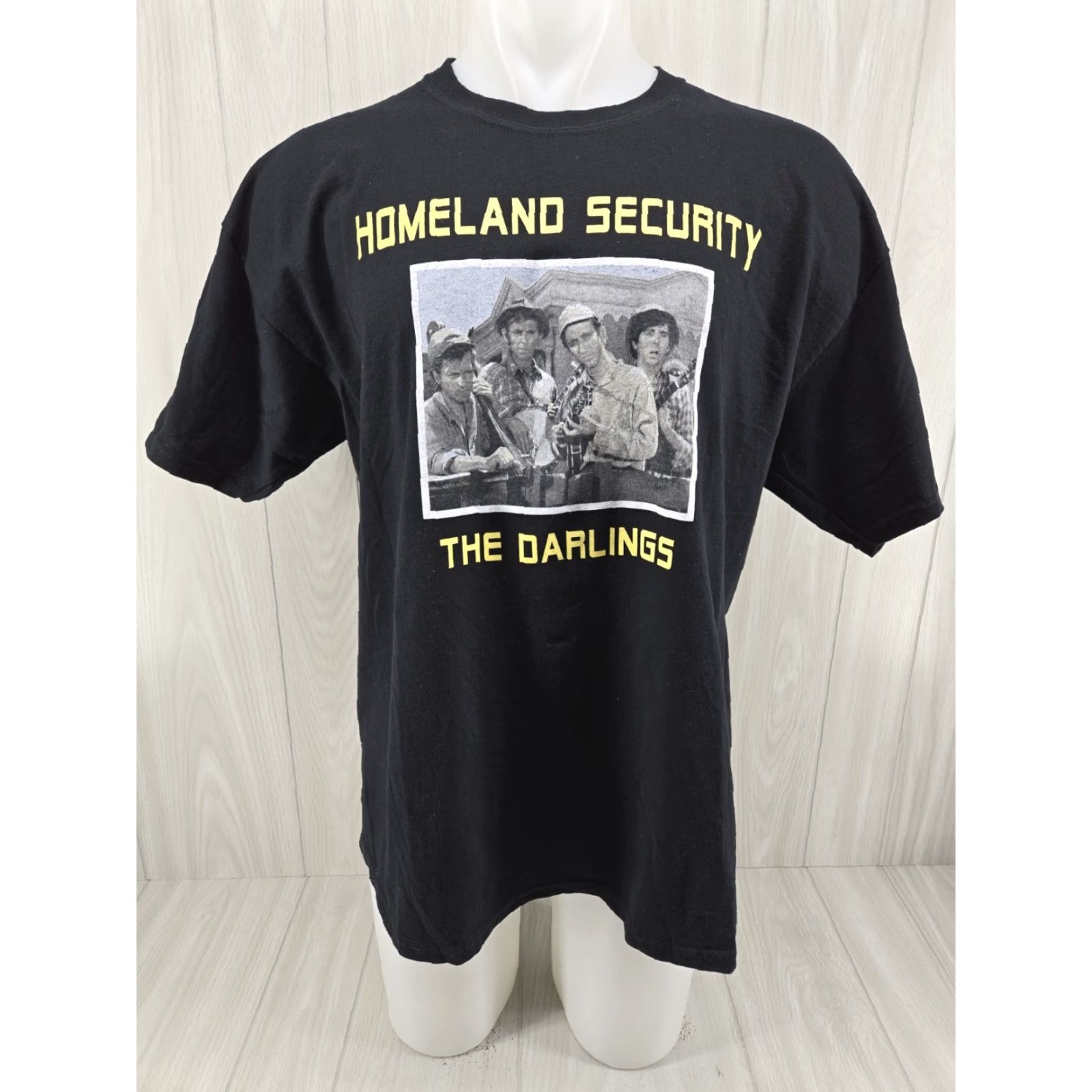 Gildan Homeland Securty The Darlings Andy Griffith Shirt XL T-Shirt Black Mens Size US XL / EU 56 / 4 - 2 Thumbnail