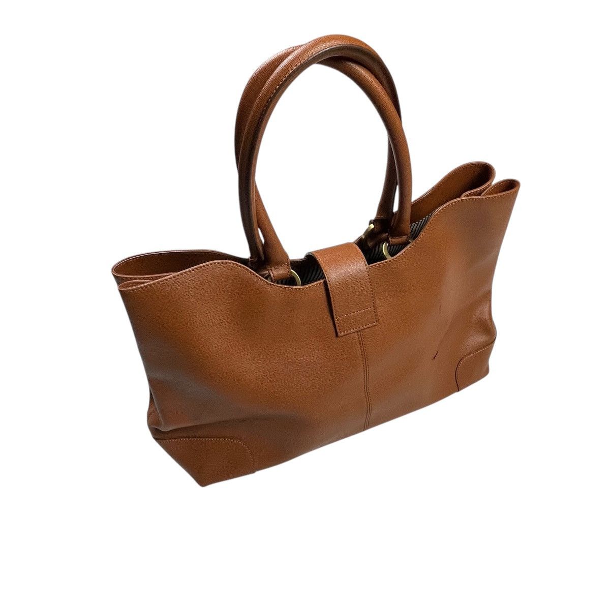 Fendi × Leather Fendi Brown Leather Chameleon Shopping Tote Bag Luxury Size ONE SIZE - 3 Thumbnail