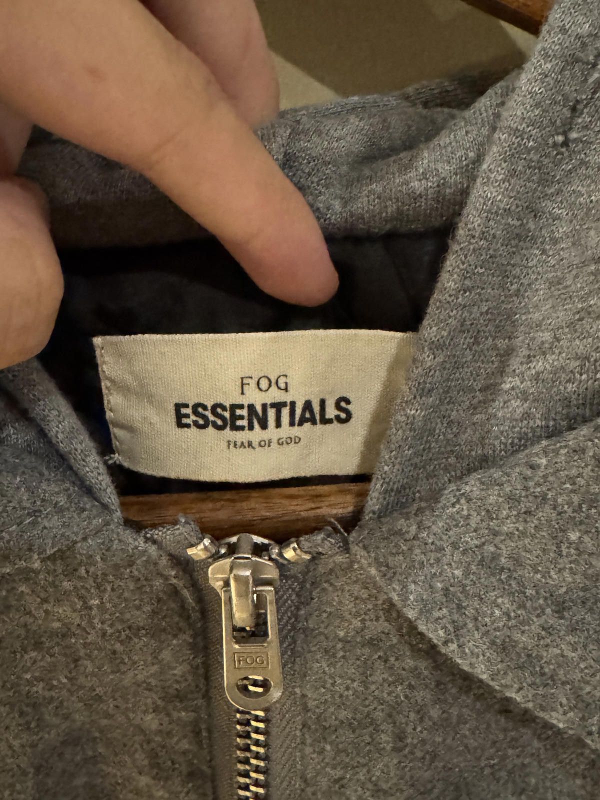 Designer Fog Essentials Zip-Up Hooded Jacket - Size XL Size US XL / EU 56 / 4 - 4 Thumbnail
