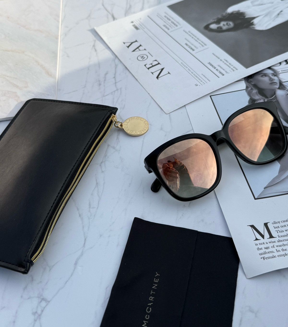 Stella McCartney Stella Mccartney sunglasses SC0096S Size ONE SIZE - 8 Thumbnail