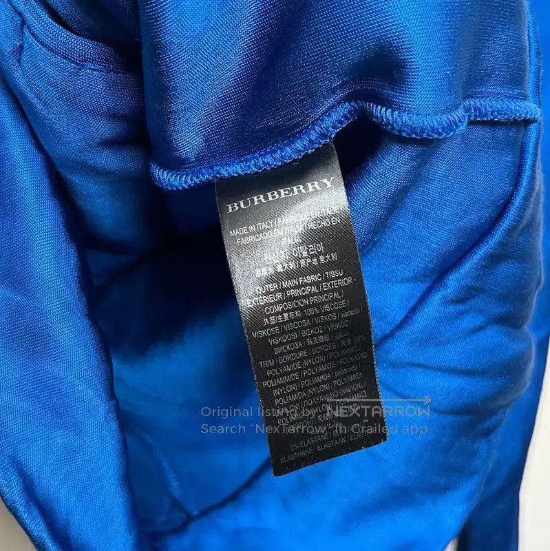 Burberry Burberry Blue Men's Athletic Jacket. Size US XS / EU 42 / 0 - 5 Thumbnail