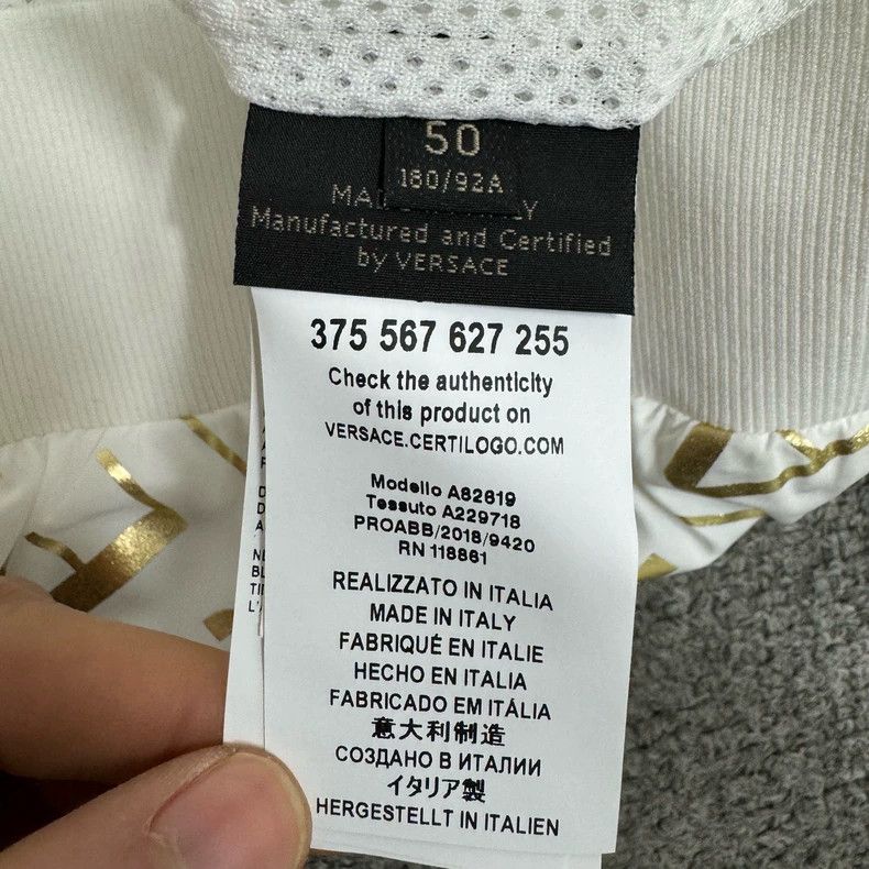 Versace Versace Jacket with a full print of the logo Size S / US 4 / IT 40 - 4 Thumbnail