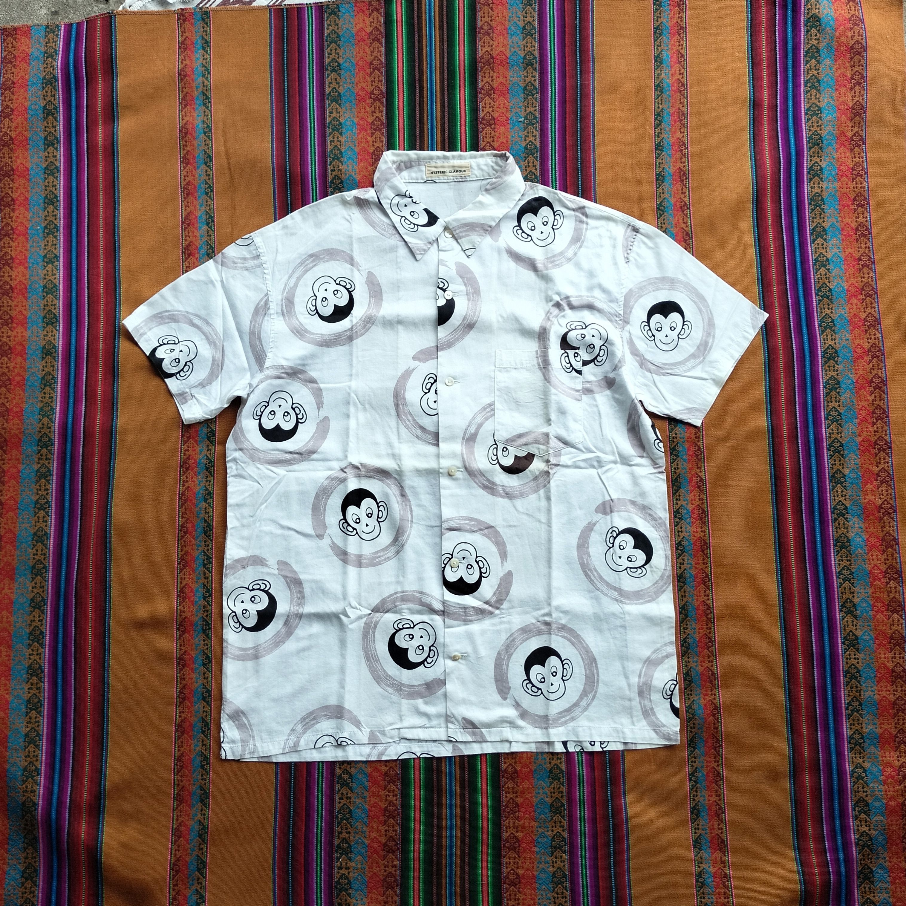 2000s baby face monkey ss shirt