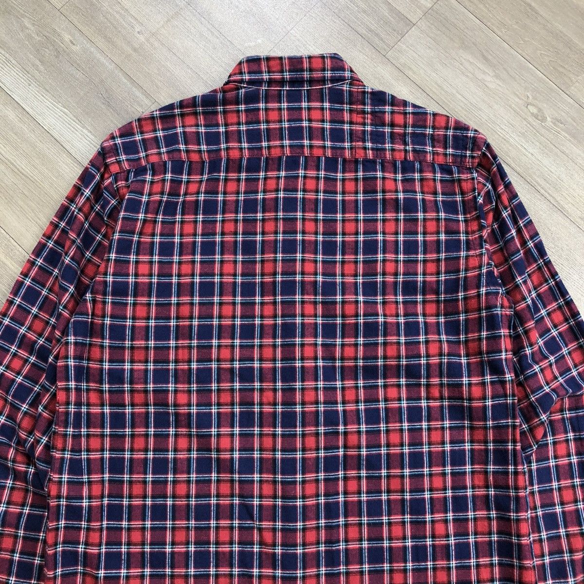 Futura 2000s Futura Laboratories Red Tartan Flannel Shirt Size US M / EU 48-50 / 2 - 11 Thumbnail