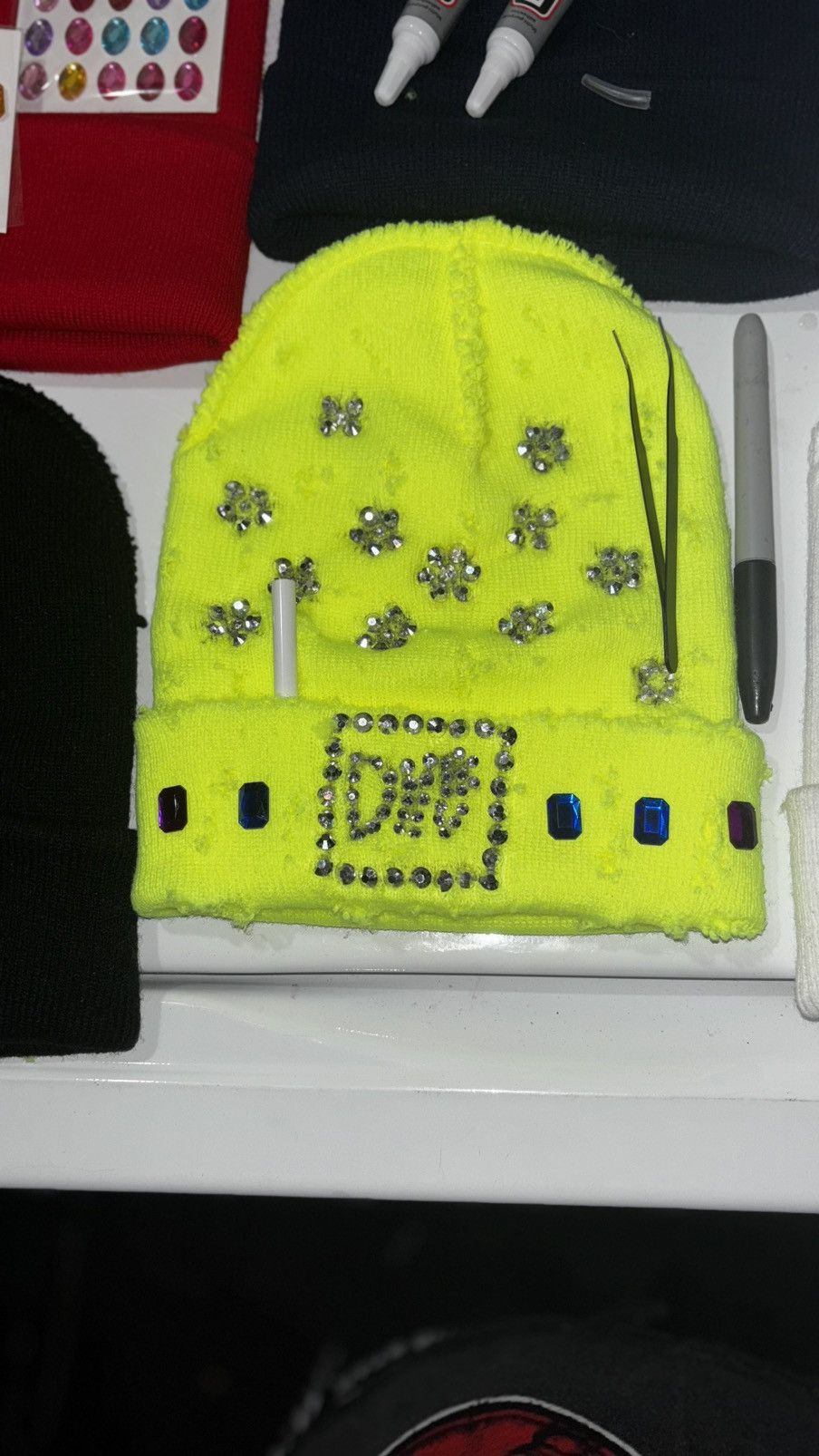 Other Rhinestone Beanies Size ONE SIZE - 4 Thumbnail
