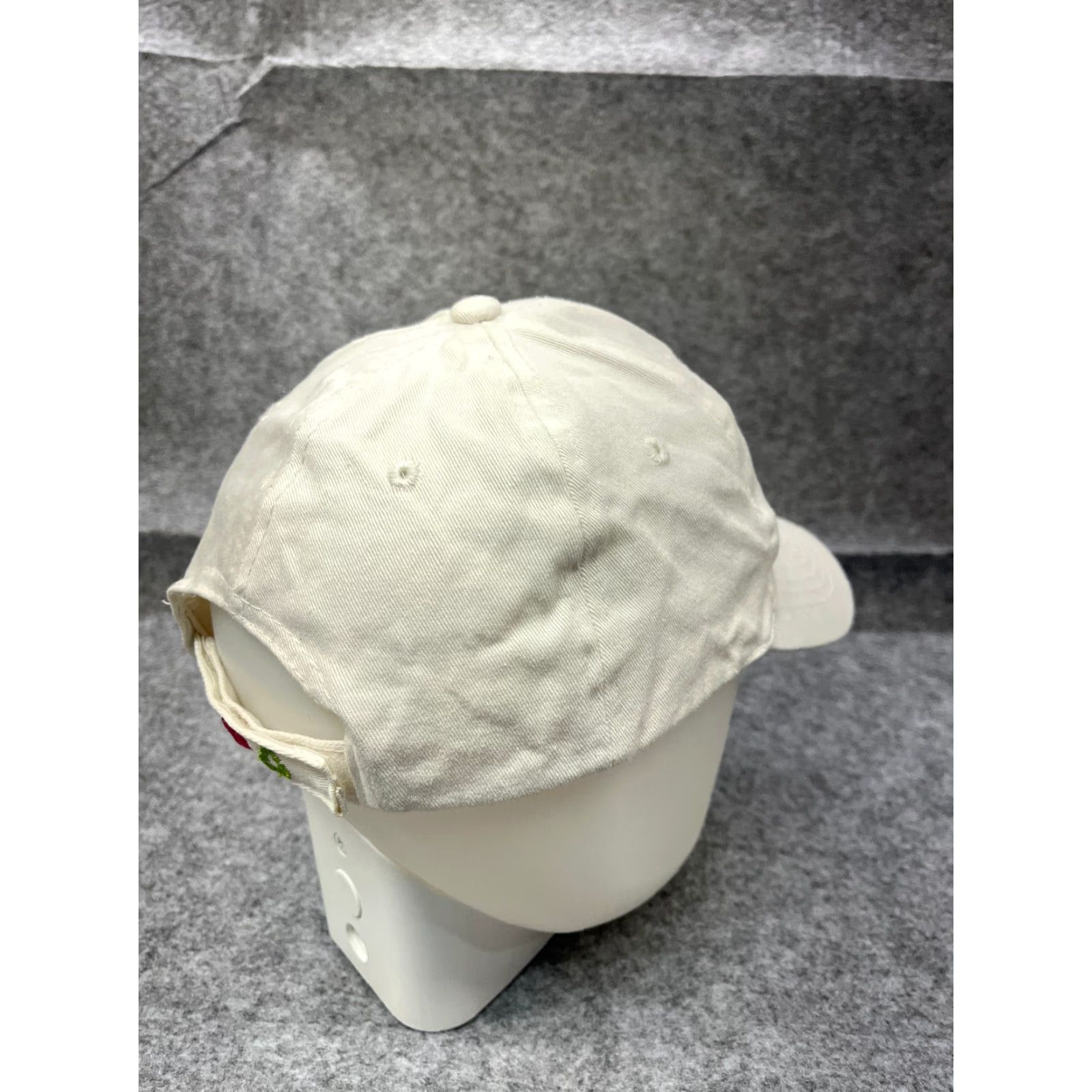 Vintage Peace Love Recycle Hat Cap Strap Back White One Size Adult 100% Cotton Size ONE SIZE - 7 Thumbnail
