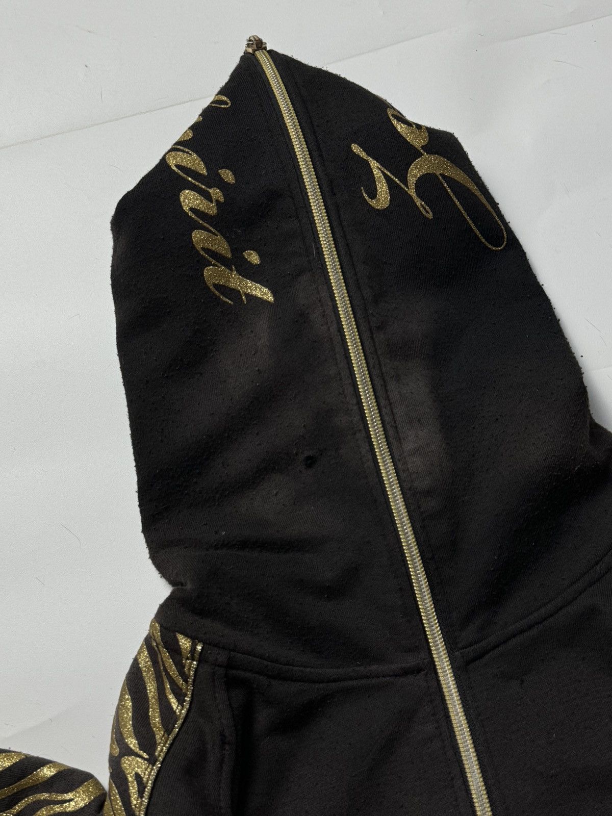Hysteric Glamour × If Six Was Nine × Japanese Brand Japanese Full Zipper Hoodie Black Faded Size US M / EU 48-50 / 2 - 8 Thumbnail