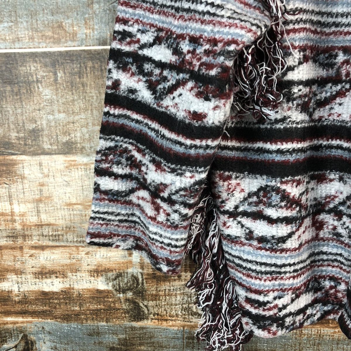 Japanese Brand Japan vintage fur shaggy navajo Cardigan Knitwear #2494 Size US M / EU 48-50 / 2 - 7 Thumbnail