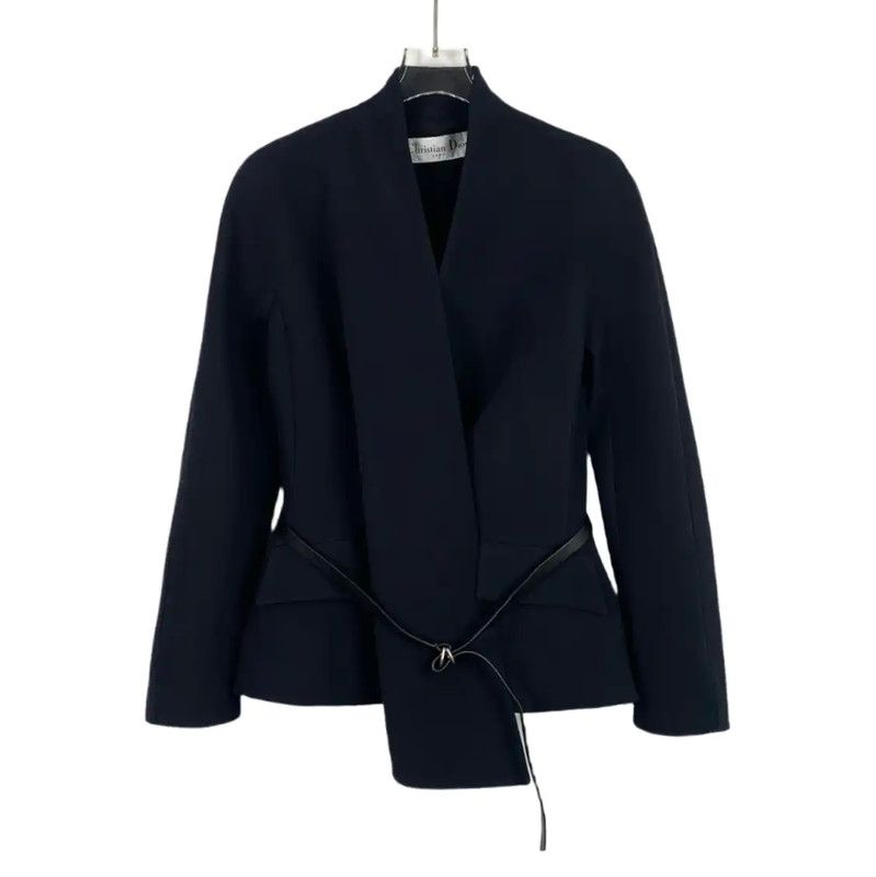 Dior Dior Black Wool Women's Jacket XS Size 0089 Size XS / US 0-2 / IT 36-38 - 1 Thumbnail
