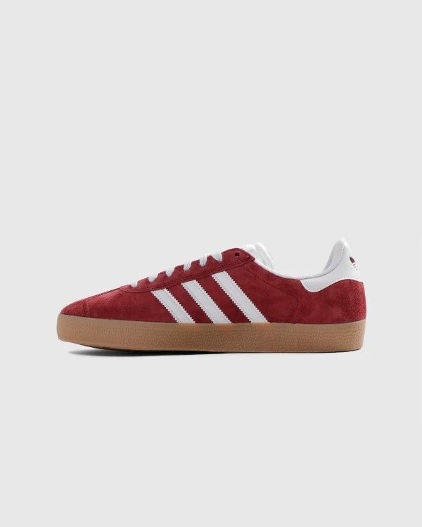Adidas o1mle0426 Unisex Gazelle Low-Top Sneakers in Red/White Size US 11.5 / EU 44-45 - 2 Thumbnail