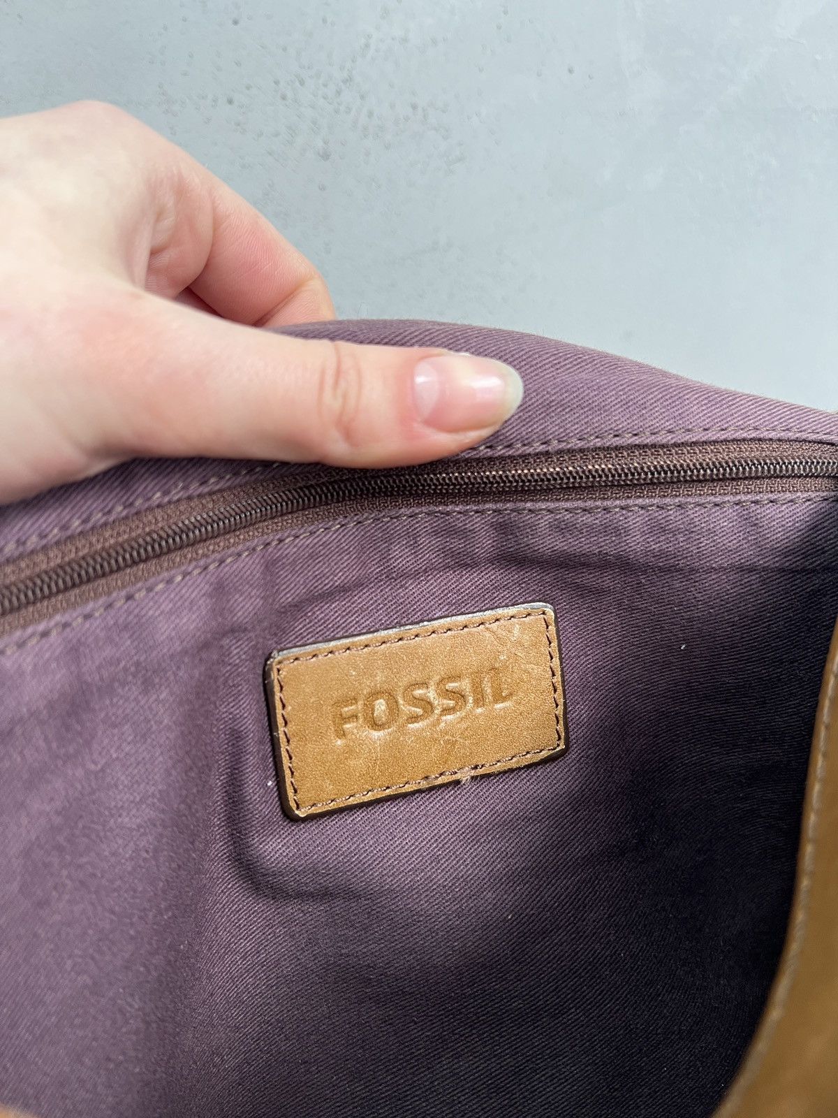 Fossil Kmrii style leather avant garde shoulder bag y2k Size ONE SIZE - 13 Thumbnail