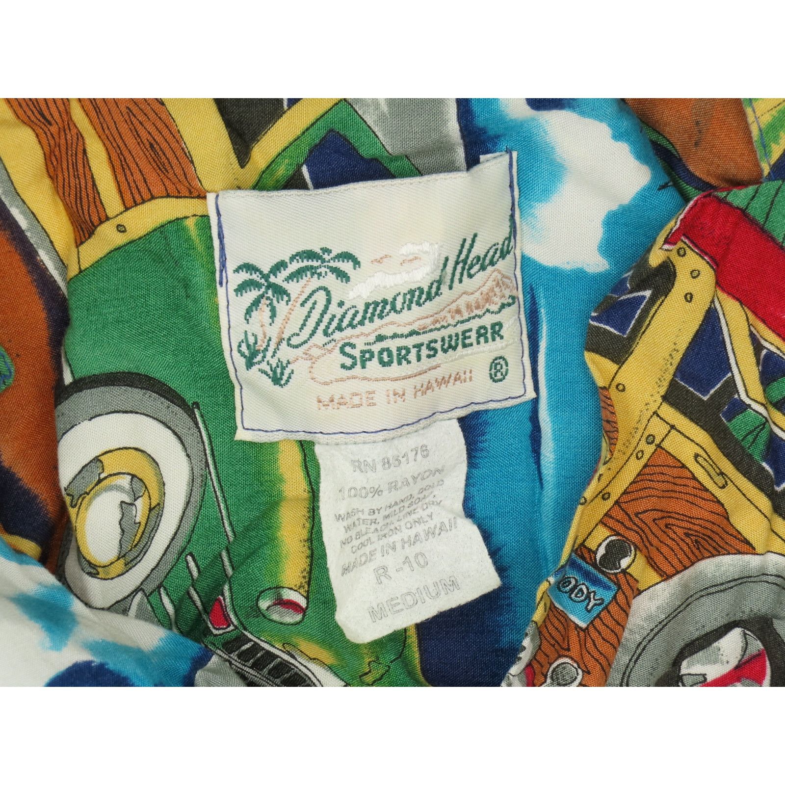 Other Woody Car Surfing Surfboard Hawaiian Aloha Camp Shirt M Size US M / EU 48-50 / 2 - 4 Thumbnail