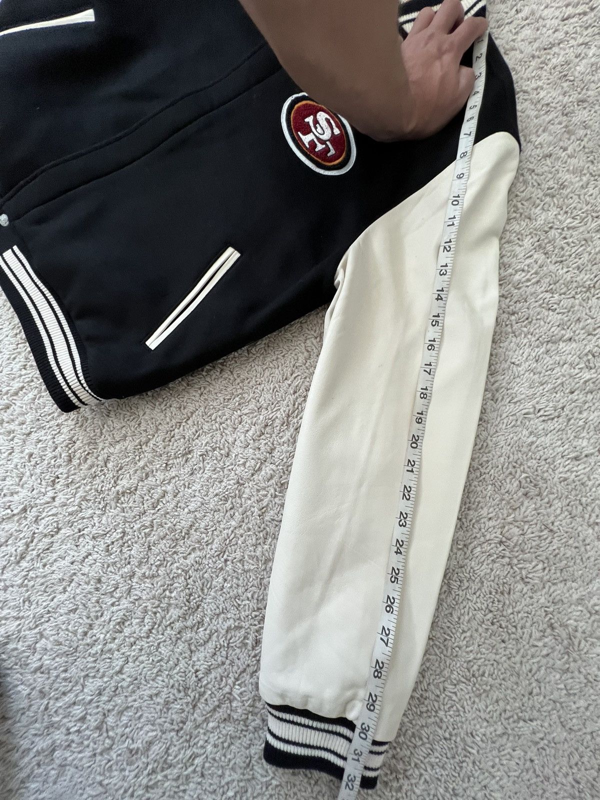 Jeff Hamilton Jeff Hamilton SanFrancisco 49ers Limited Wool Leather Jacket Size US M / EU 48-50 / 2 - 11 Thumbnail