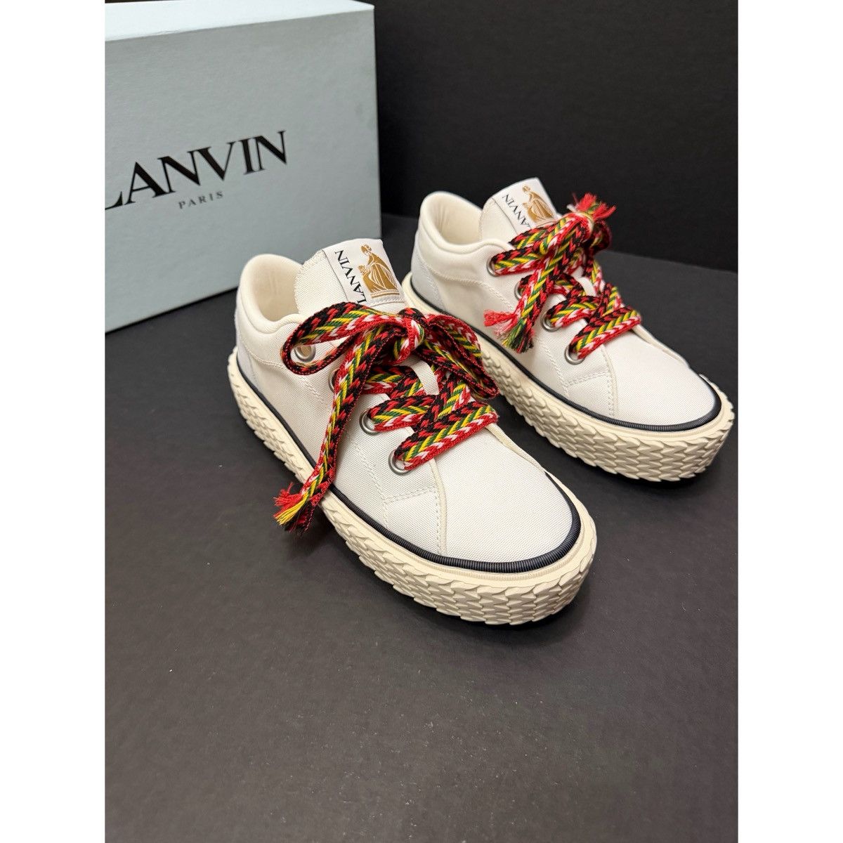 Lanvin LANVIN CURBIES LOW WHITES SNEAKERS Size US 8 / EU 41 - 3 Thumbnail