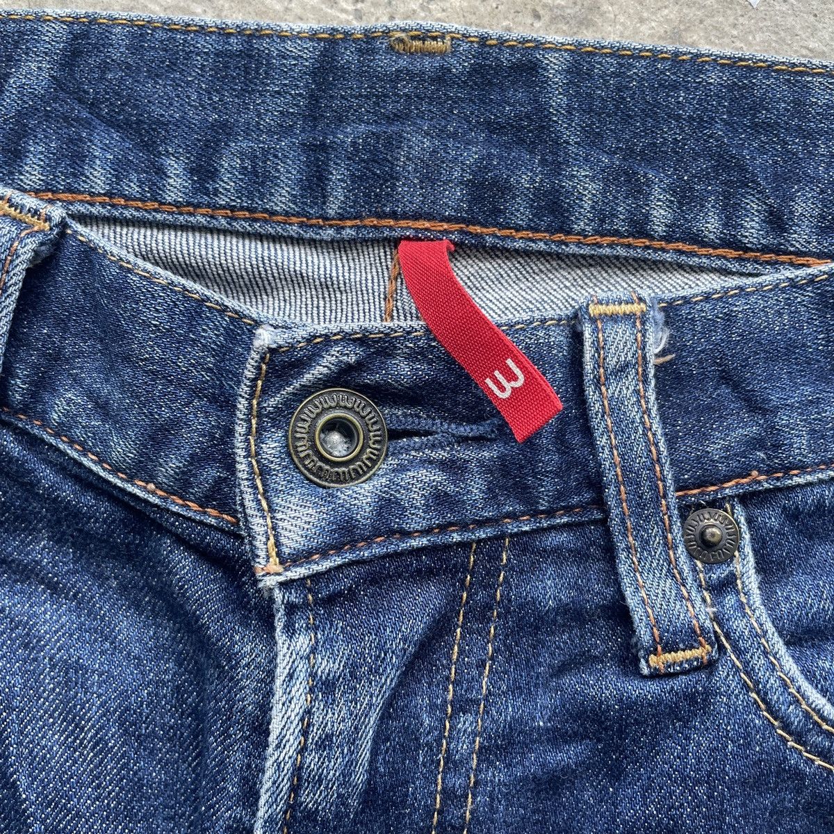 Japanese Brand Vintage Japanese Faded Jeans Distressed Ripped Pants W29x31 Size US 29 - 6 Thumbnail