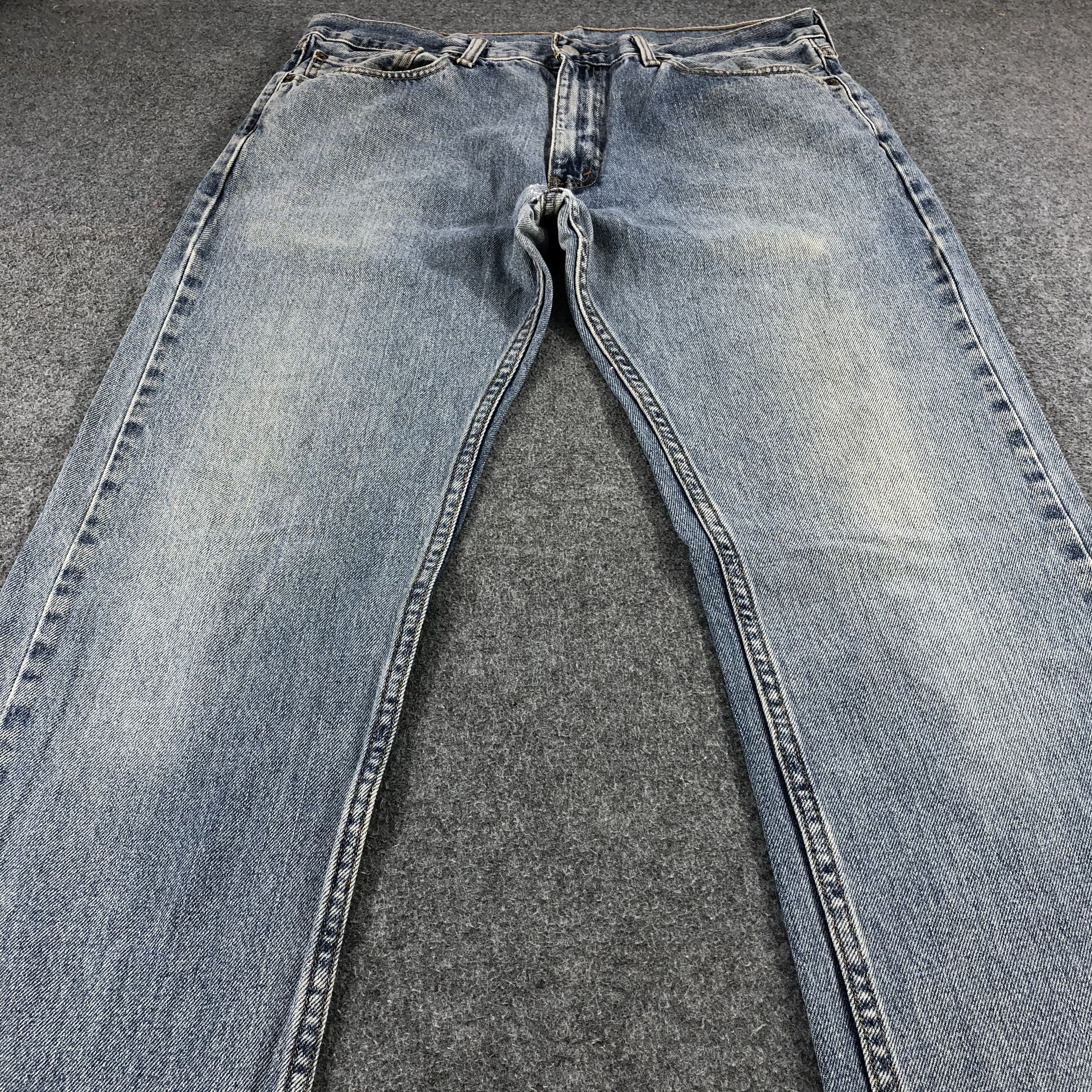 Levi's Vintage Light Wash Levis 505 Jeans-J1276 Size US 37 - 3 Thumbnail