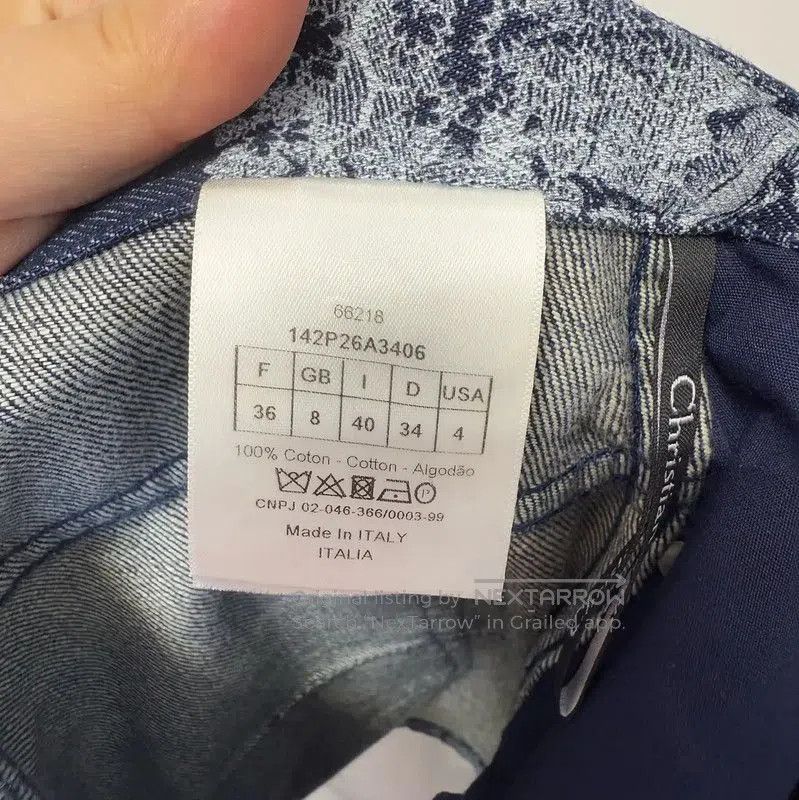 Dior Dior Summer Blue Cotton Printed Women's Shorts . Size 23" - 4 Thumbnail