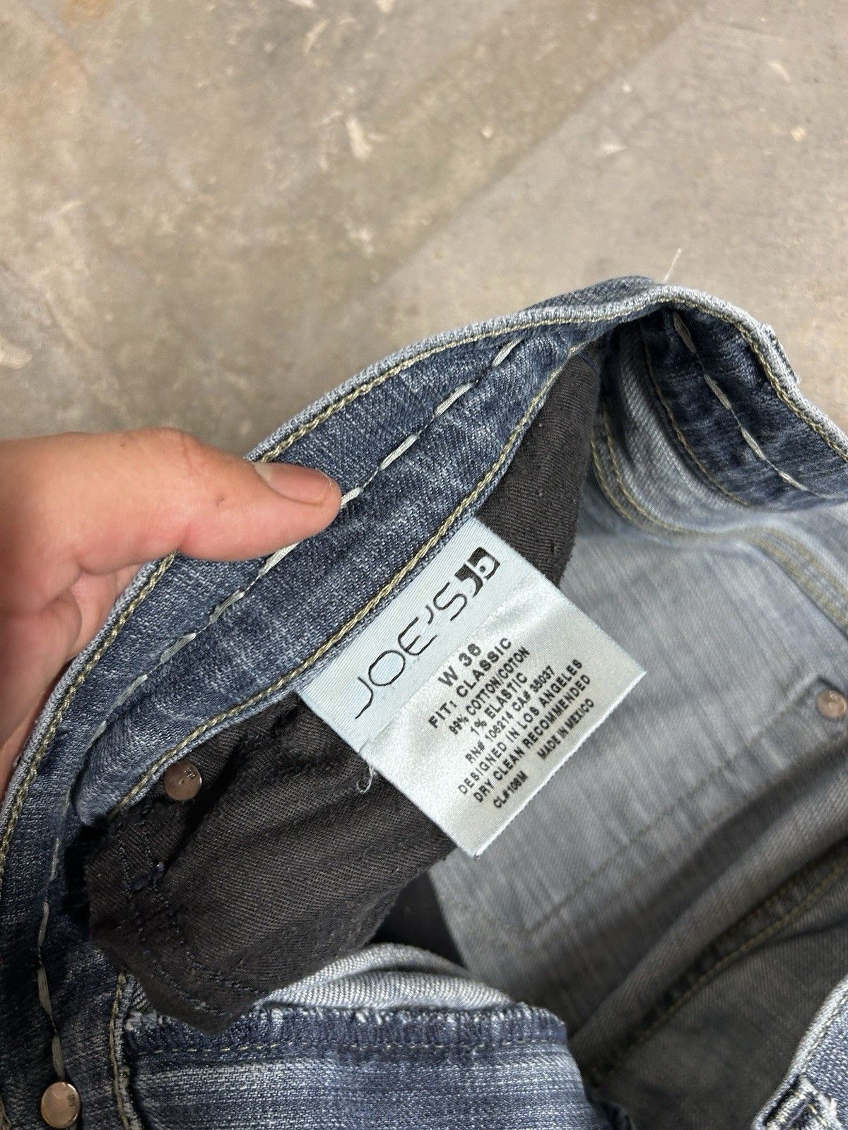 Joe's Vintage Y2K Joes Classic Fit Denim Jeans Size 36 Size US 36 / EU 52 - 7 Thumbnail