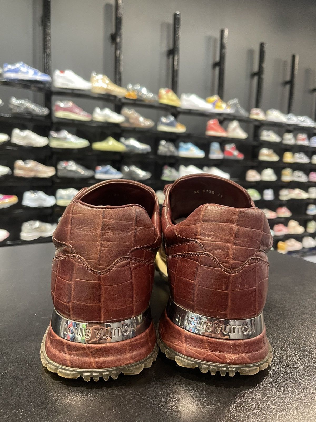 Louis Vuitton Size 11UK/12US - Louis Vuitton Croc Embossed Run Away Size US 12 / EU 45 - 4 Thumbnail