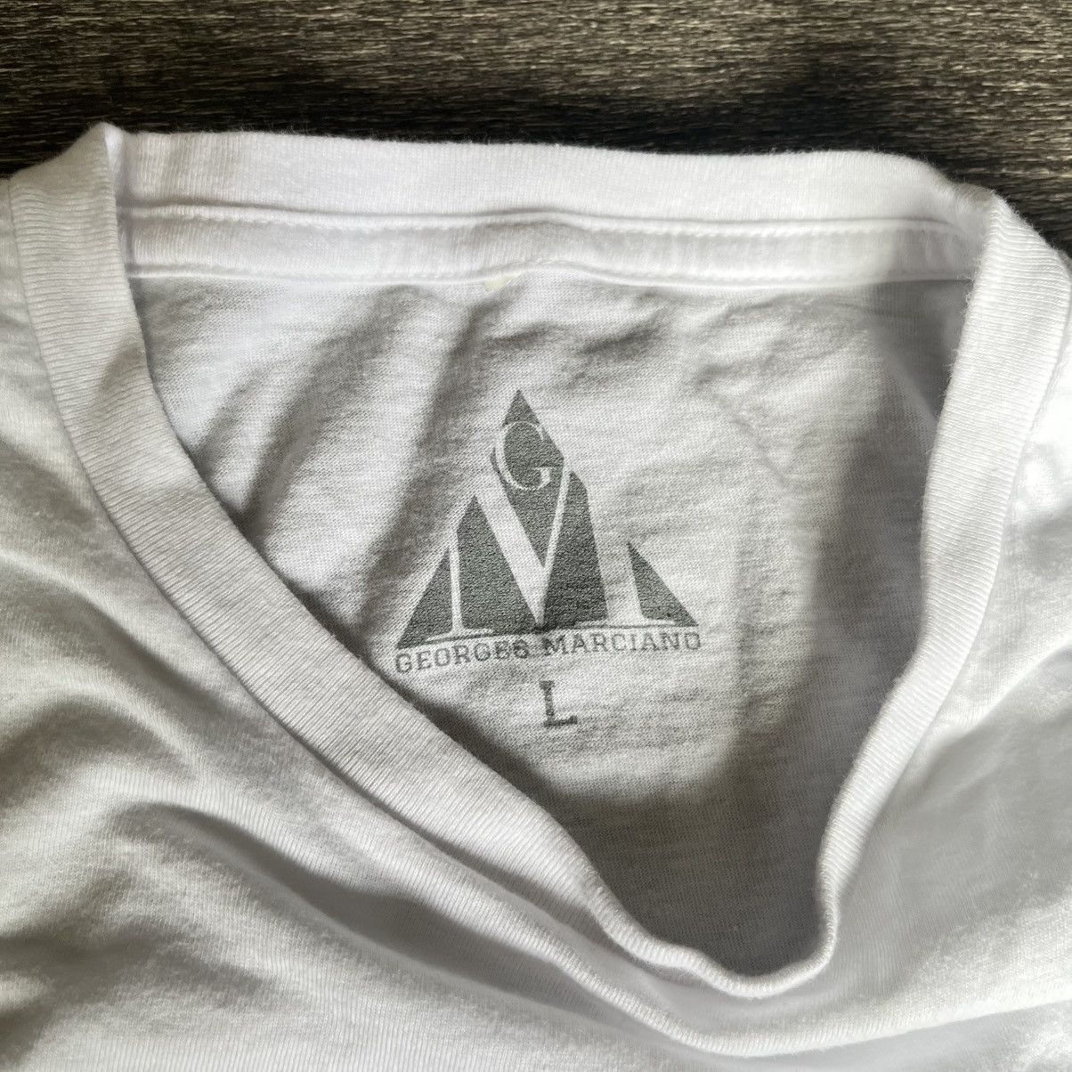 Georges Marciano Georges Marciano Jeans Limited Edition Stamp Graphic T Shirt Size US L / EU 52-54 / 3 - 5 Thumbnail