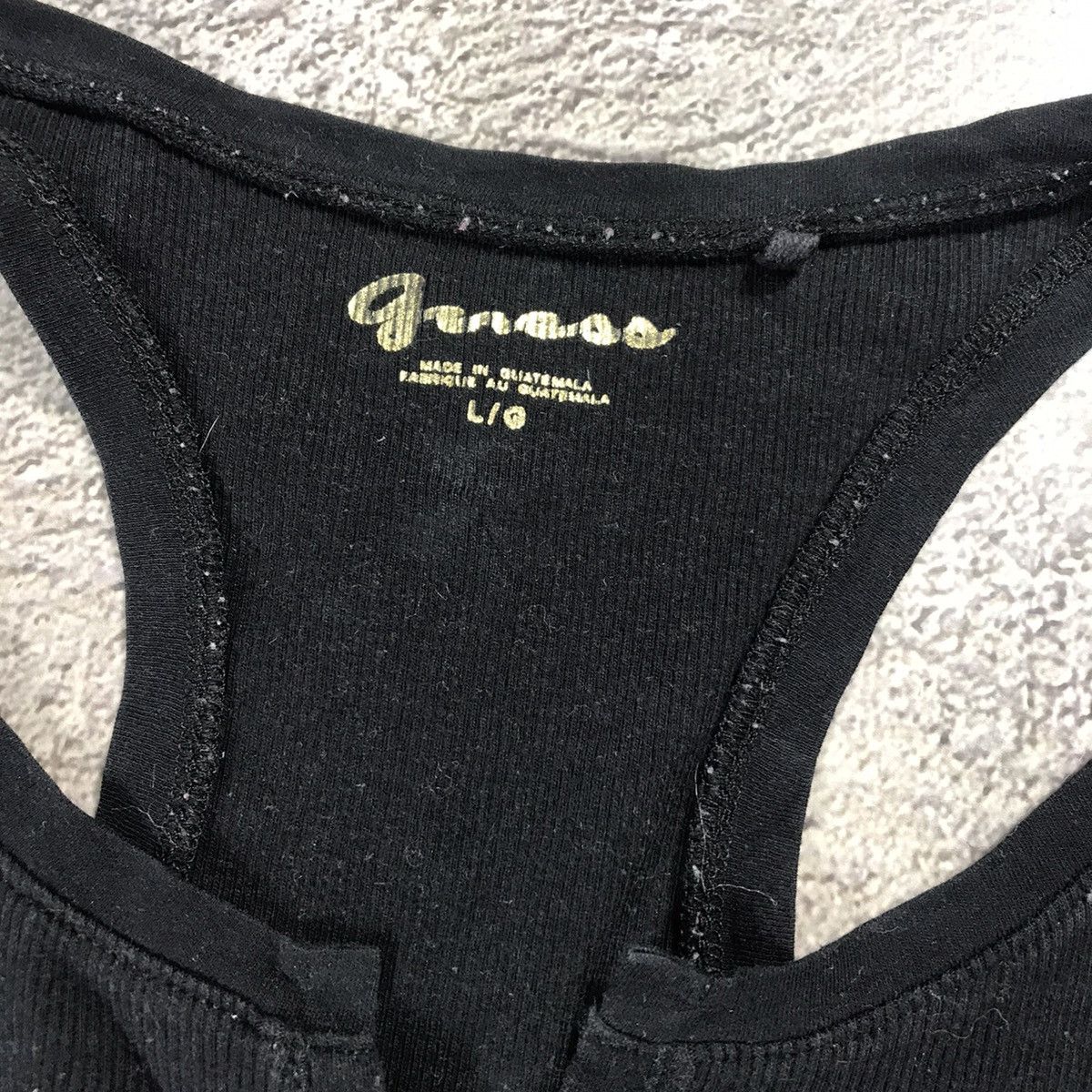 Vintage Vintage Y2K Guess Logo Racerback Tank Top Streetwear Slim L Size L / US 10 / IT 46 - 3 Thumbnail