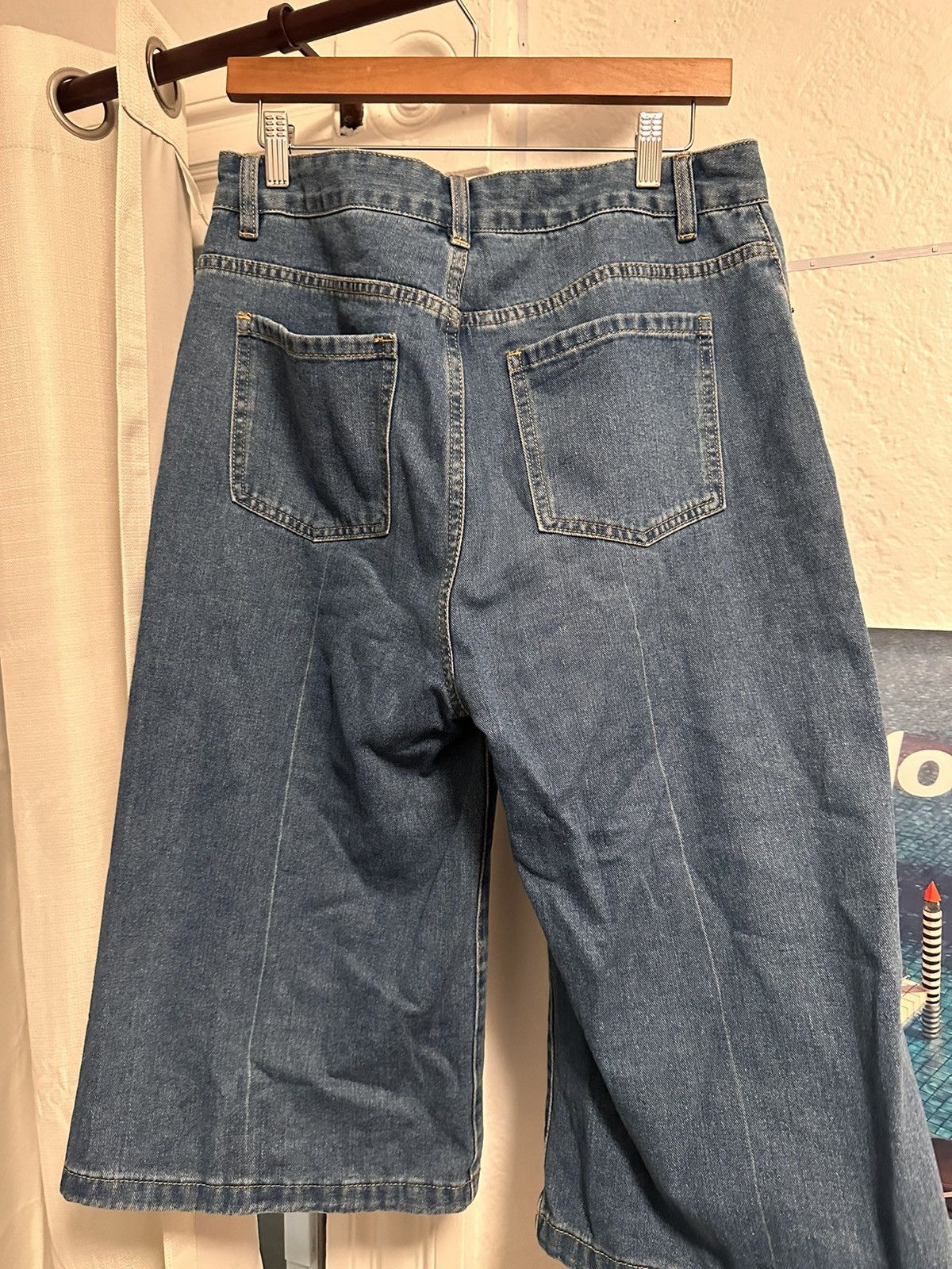 Other Oversized Blue Thrifted Jorts Size US 30 / EU 46 - 2 Thumbnail