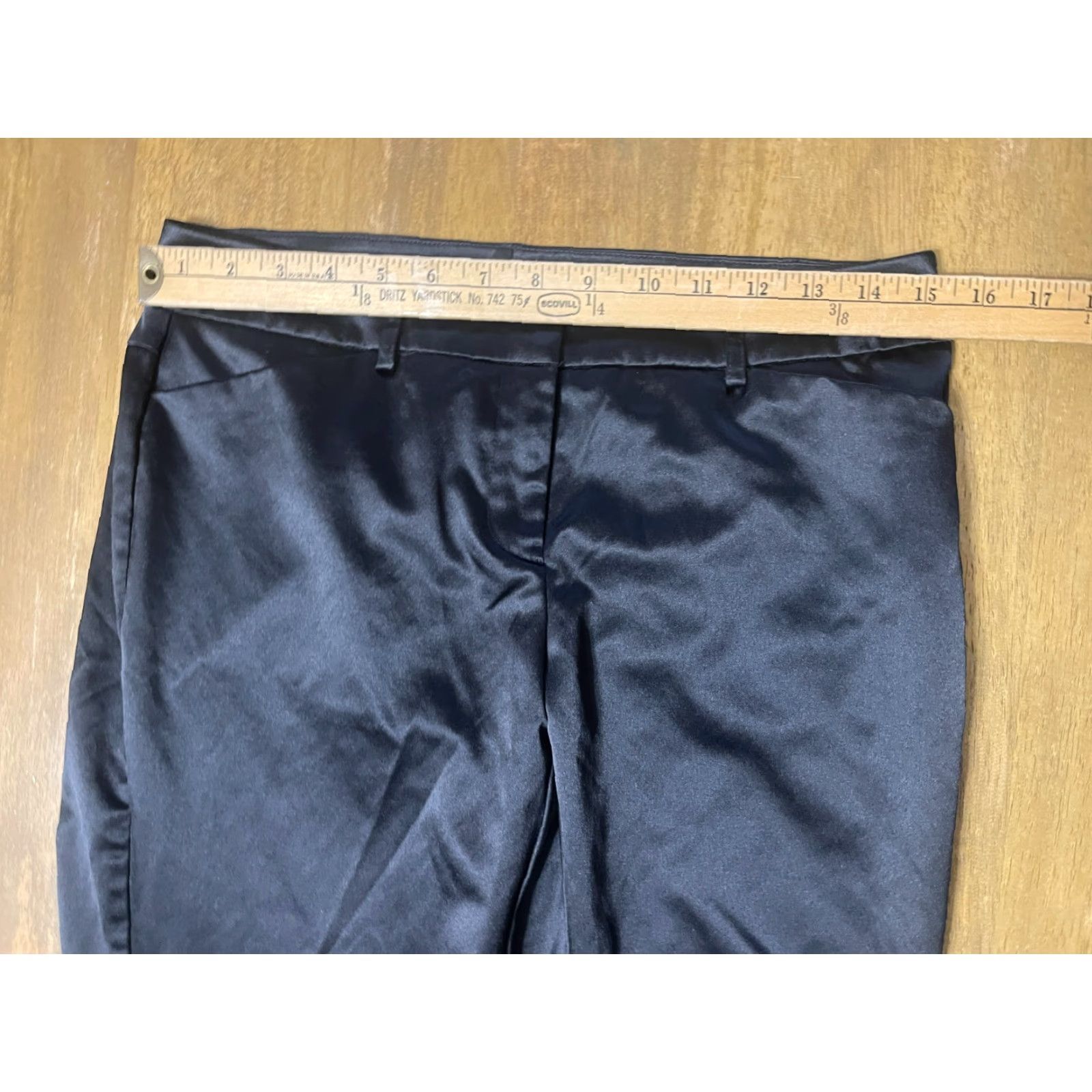 Sea New York New York & Company Pants Women’s 4 Black Stretch Straight Leg Casual Chino Regular Inseam 30 in Size 27" / US 4 / IT 40 - 5 Thumbnail