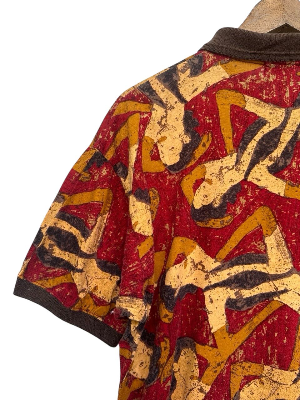 Yoshiyuki Konishi Vintage Abstract Yoshiyuki Konishi Ficce Art Polo Tee Size US L / EU 52-54 / 3 - 10 Thumbnail