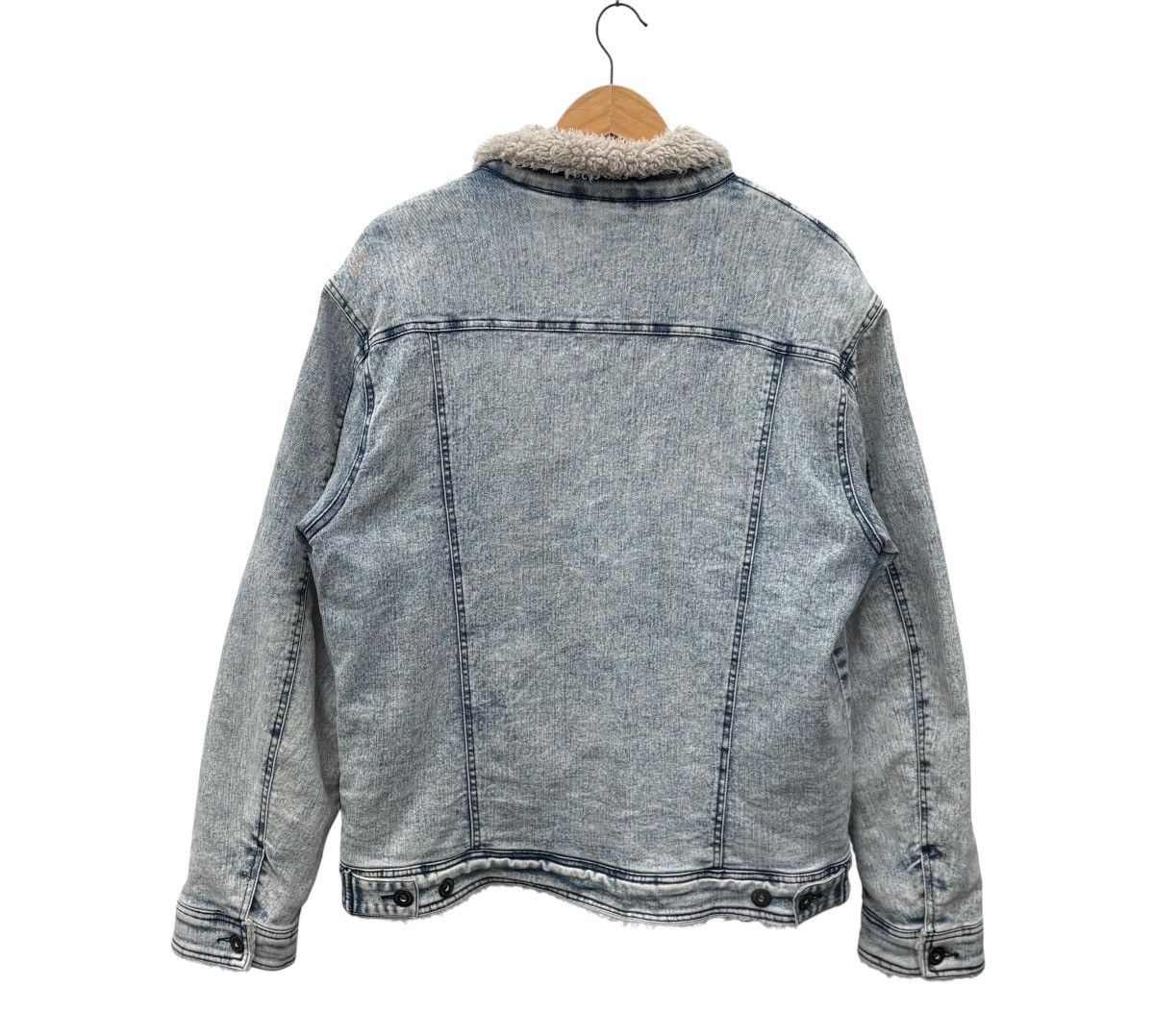 Japanese Brand Growth by Grail Sherpa Lining Denim Jacket Size US M / EU 48-50 / 2 - 7 Thumbnail