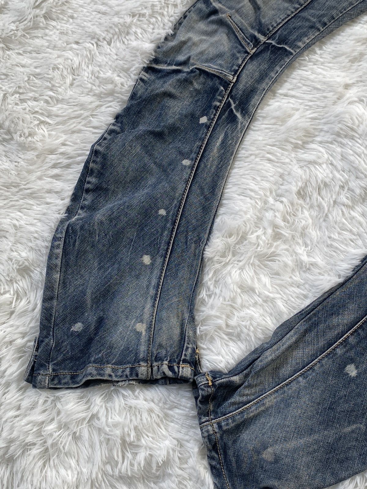 PPFM 🔥RARE🔥Vintage PPFM Banana Cut Denim Jeans Bondage Size US 31 - 4 Thumbnail
