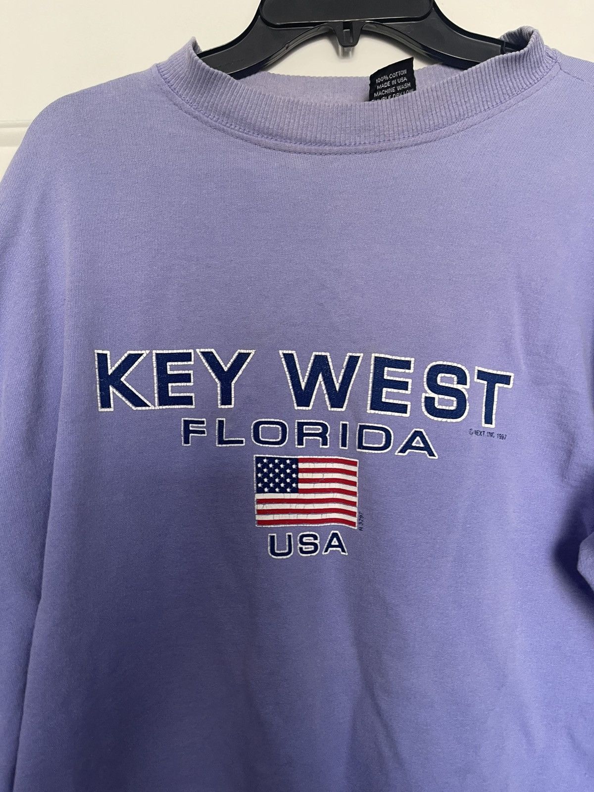 Other Vintage 1990s Dare Me Key West Florida Purple Pullover Size XL / US 12-14 / IT 48-50 - 2 Thumbnail