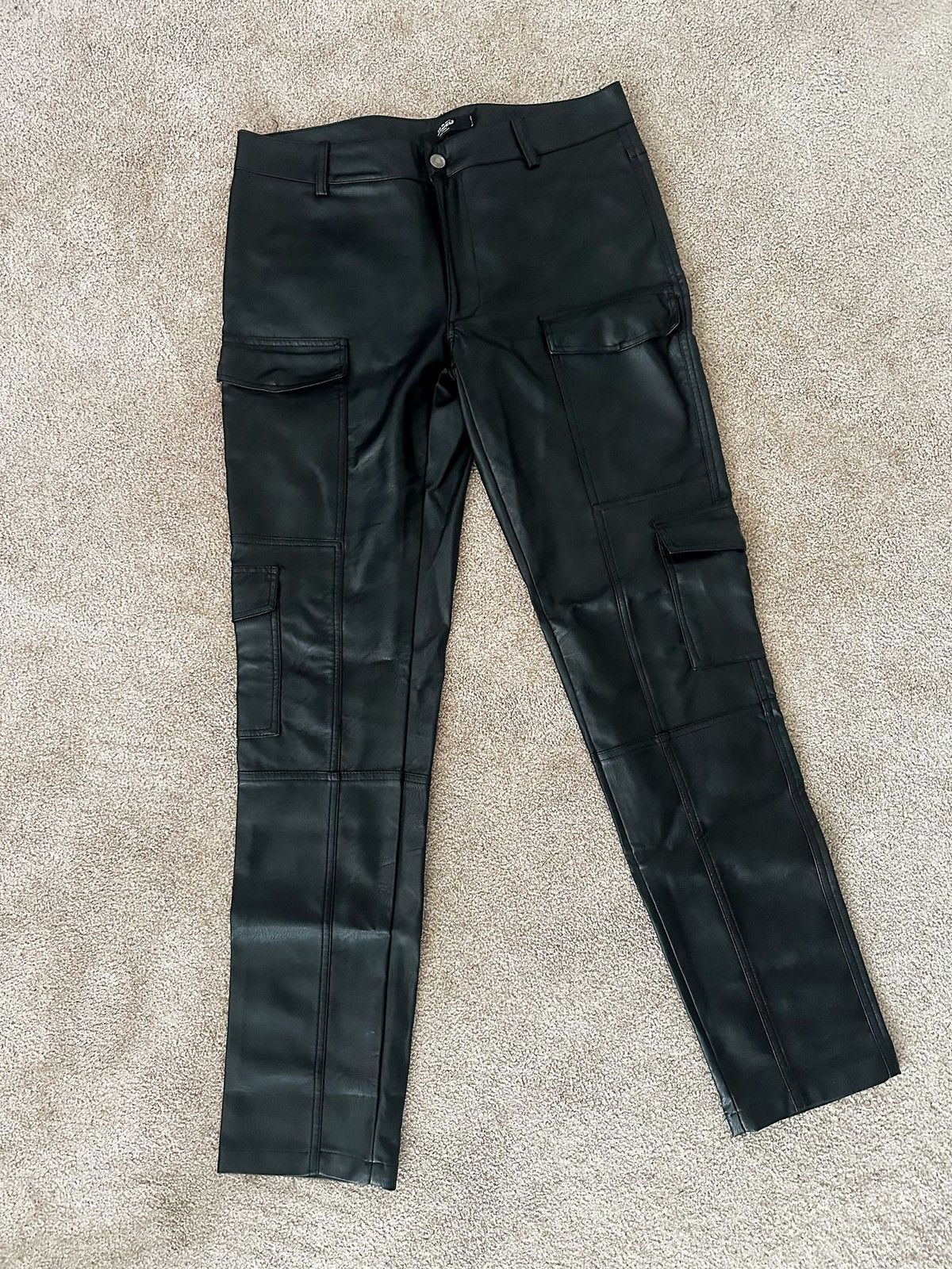 Jaded London Jaded London Black Vegan Leather Pant Size US 32 / EU 48 - 1 Thumbnail