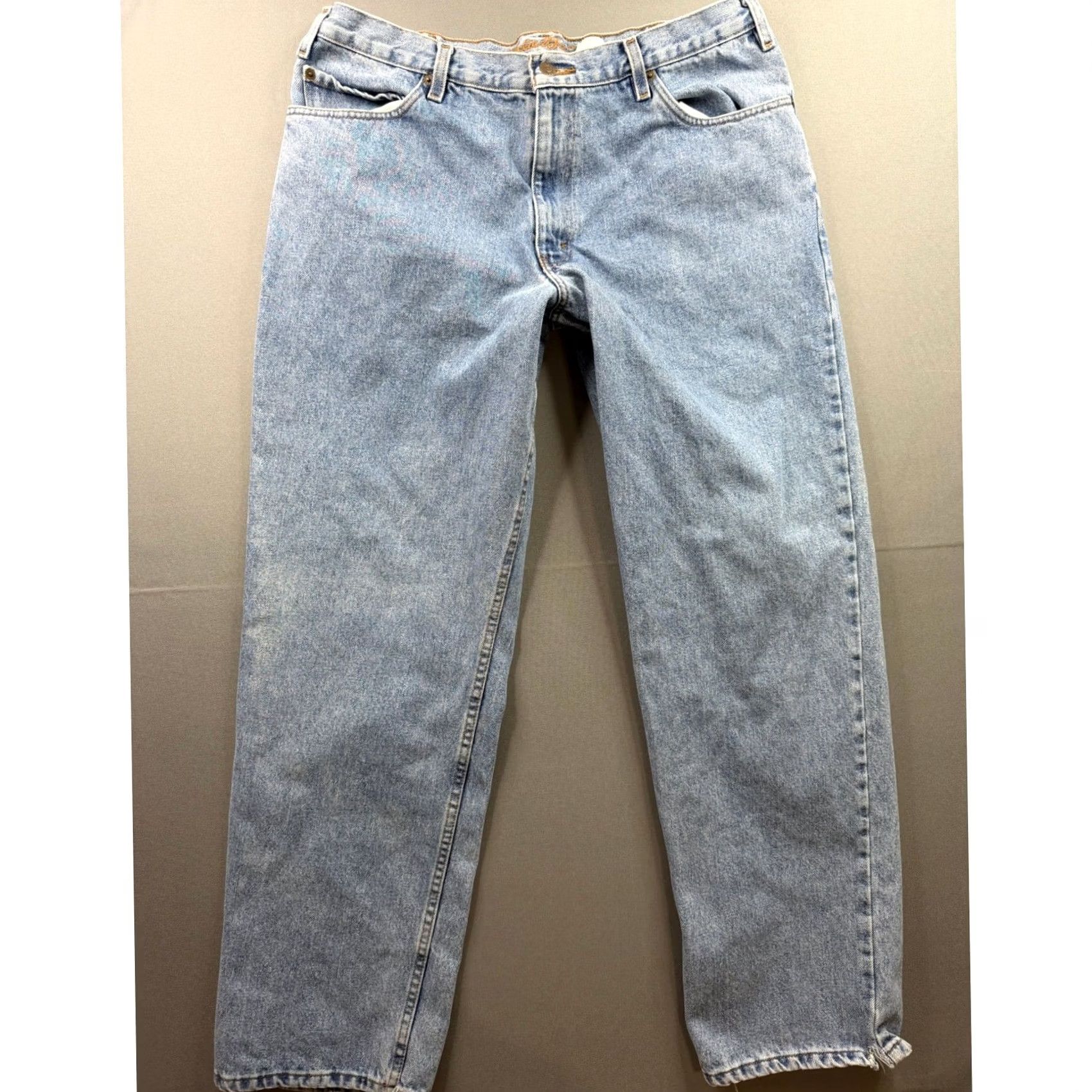 Eddie Bauer Eddie Bauer Relaxed Fit Jeans Mens Light Blue 5-Pocket Denim 100% Cotton 38x34 Jeans Size US 38 / EU 54 - 5 Thumbnail