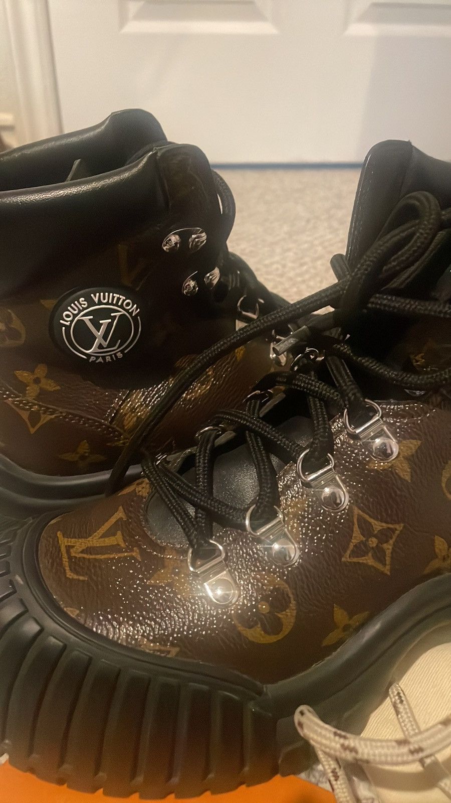 Louis Vuitton Louis Vuitton Ruby Flat Ranger Boots Size US 7.5 / IT 37.5 - 6 Thumbnail