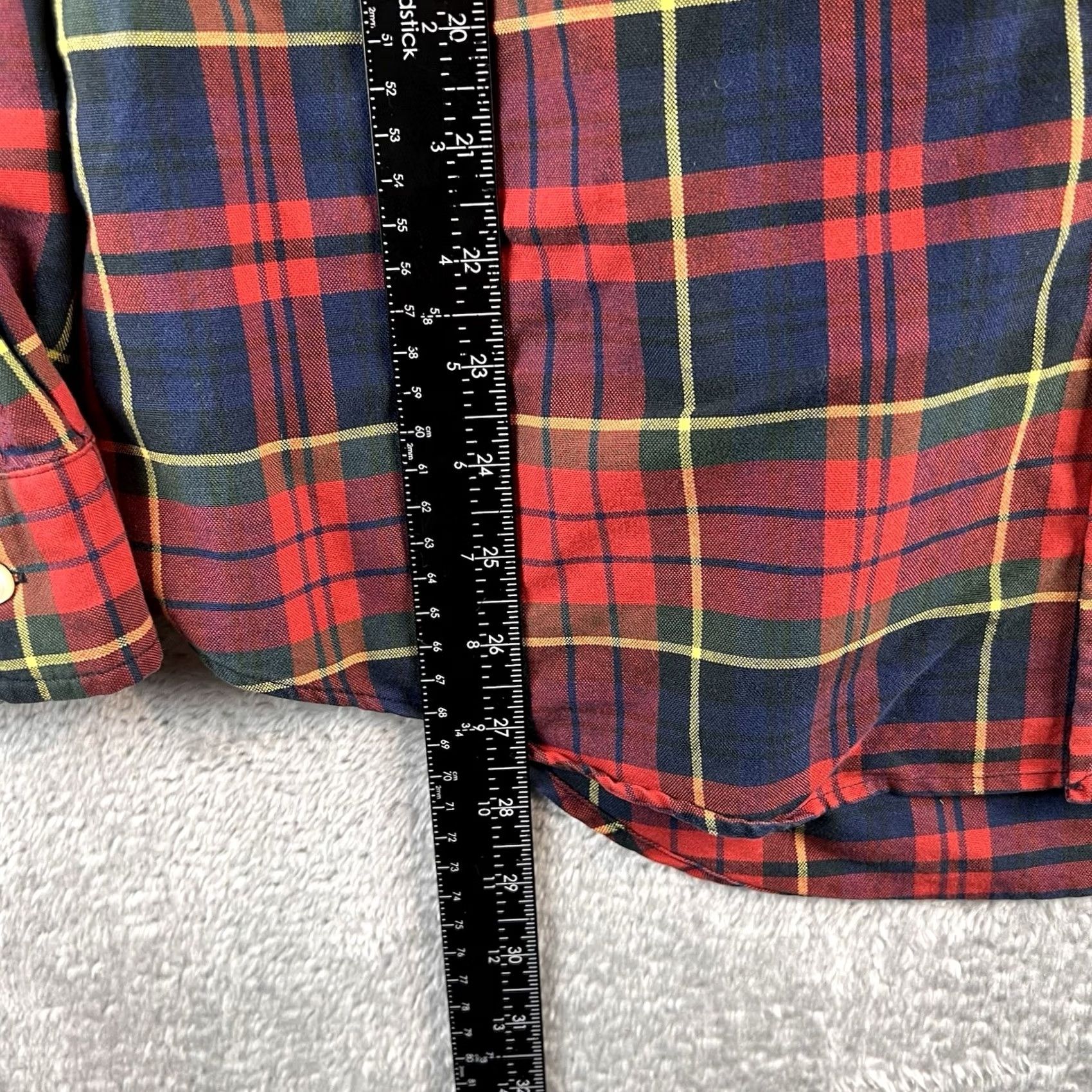 Polo Ralph Lauren VINTAGE Polo Ralph Lauren Shirt Mens L Red Plaid Button-Up Military Preppy Size US L / EU 52-54 / 3 - 6 Thumbnail