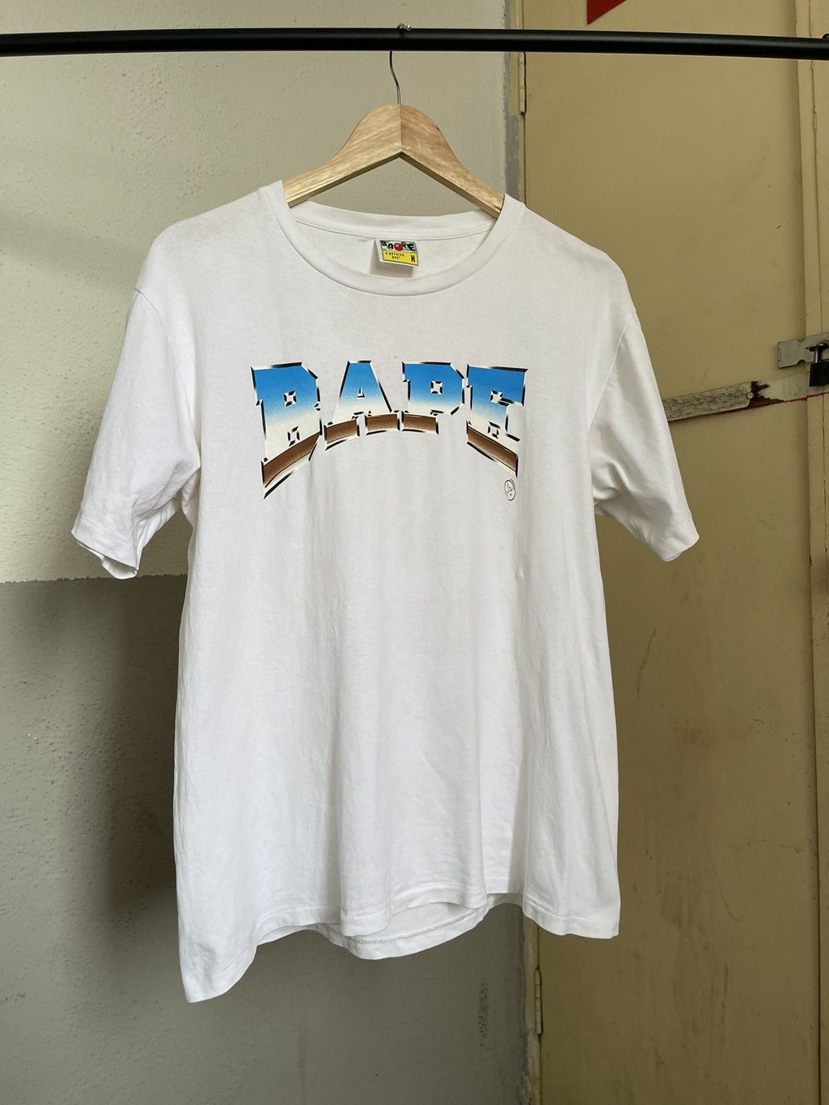 A Bathing Ape Bape Metal Big Head T Shirt