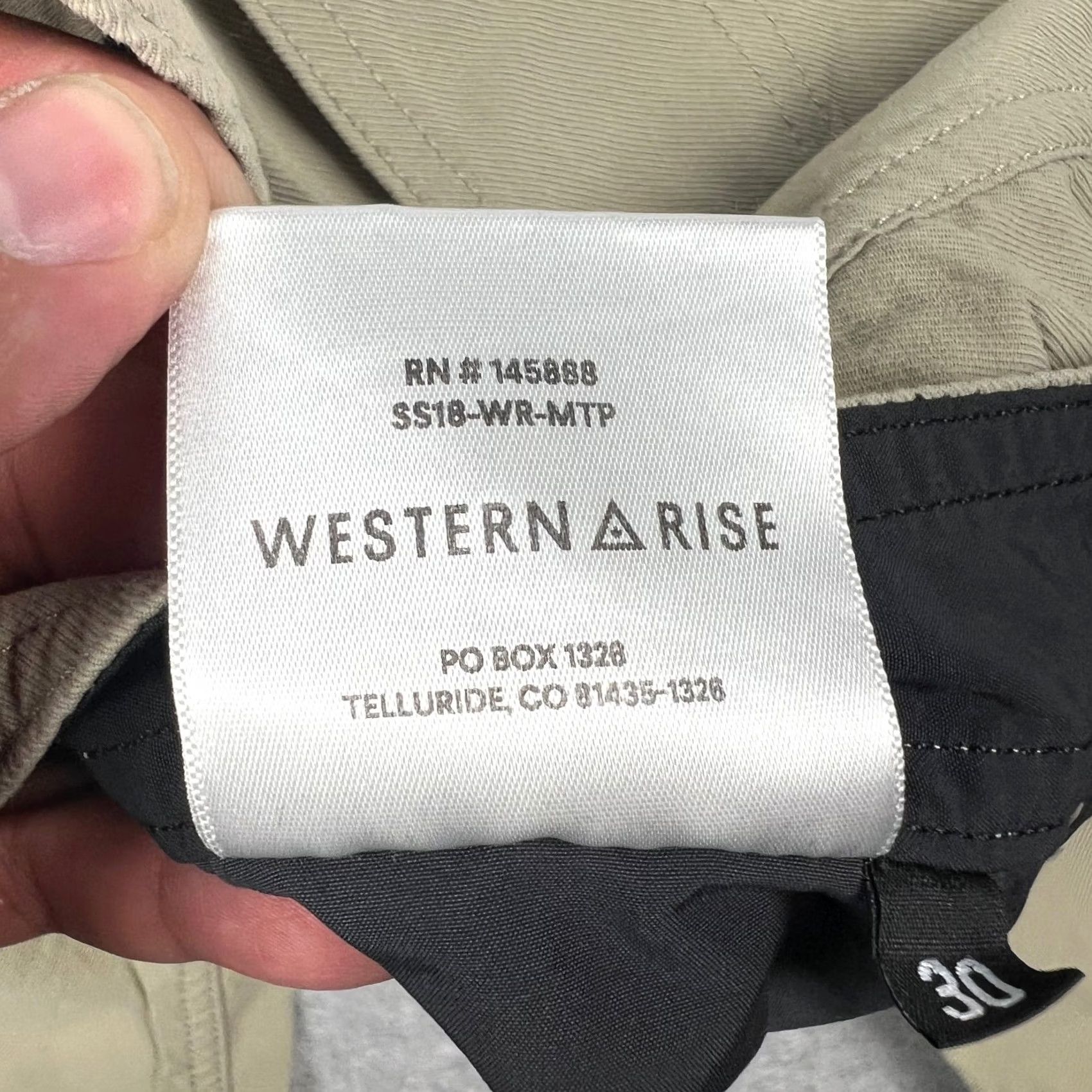 Vintage Western Rise Pants Mens 30 Beige Evolution Stretch Performance Tech 30x31 Hiking Size US 30 / EU 46 - 6 Thumbnail