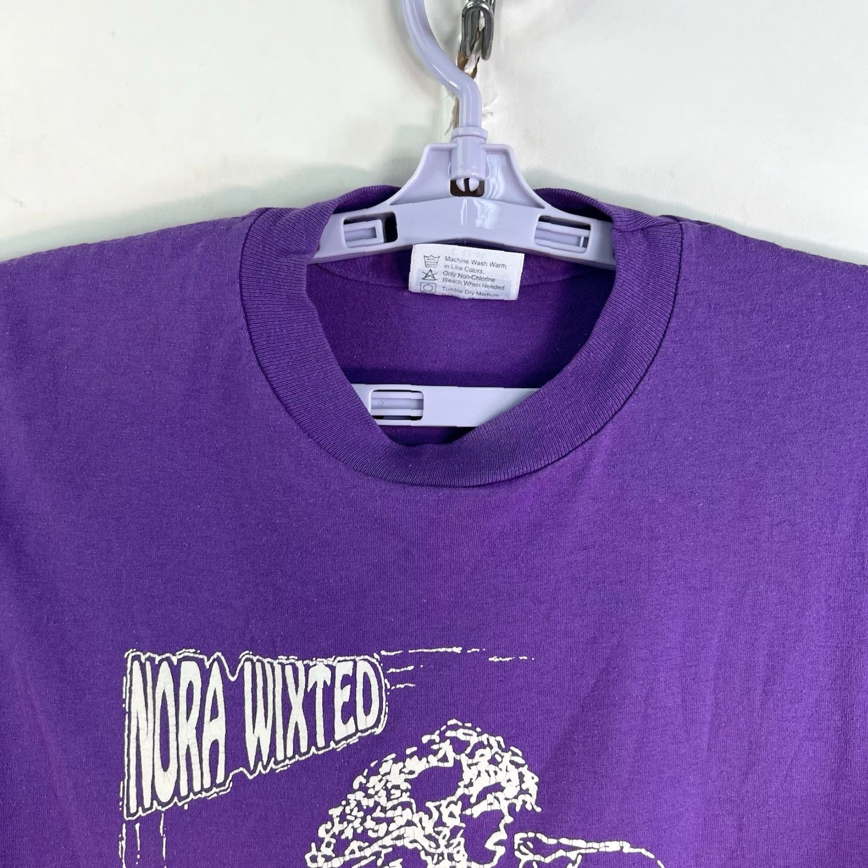 Hanes VTG Nora Wixted Concert T-Shirt New Orleans Adult SZ L Purple Single Stitch Size US L / EU 52-54 / 3 - 3 Thumbnail
