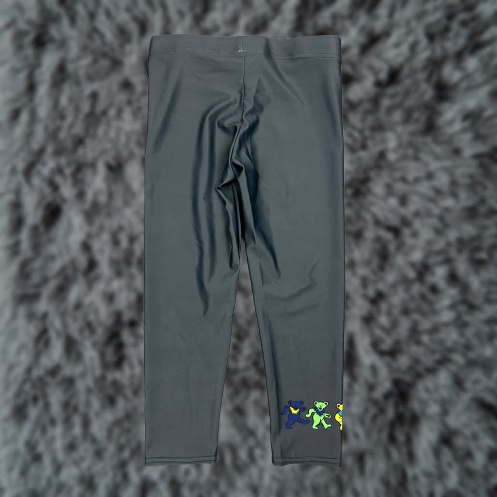 Vintage Section 119 Grateful Dead Charcoal Dancing Bears Capri Leggings Women Medium NSOT NWOT - M Size 32" / US 10 / IT 46 - 1 Thumbnail