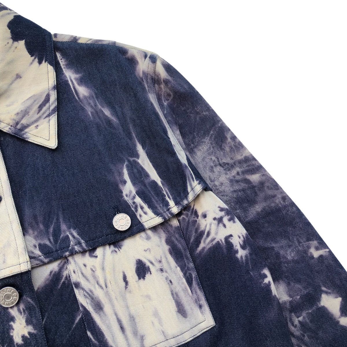 Celine Vintage CELINE SS2000 Denim Tie Dye Indigo Tucker Jacket Size M / US 6-8 / IT 42-44 - 11 Thumbnail