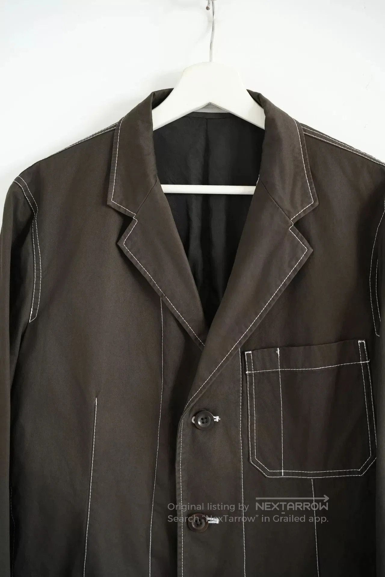 Y's for Men yohji yamamoto men’s brown blazer coat. Size US M / EU 48-50 / 2 - 3 Thumbnail