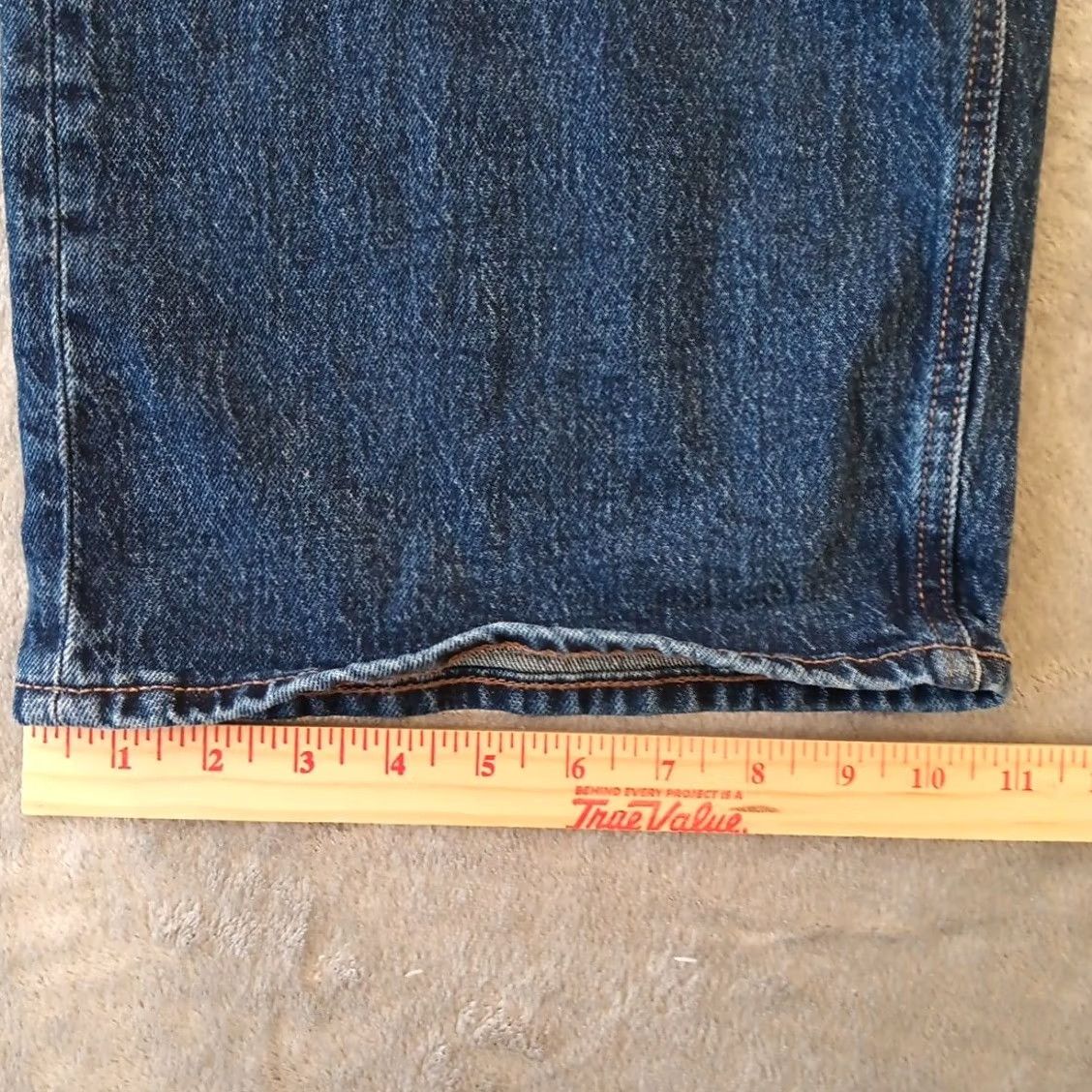 Old Navy Old Navy Jeans Womens 14 Blue Wide-Leg Button Fly 35x29.5 Denim Oscar 5-Pocket Design Womens Size 36" / US 14 / IT 50 - 7 Thumbnail