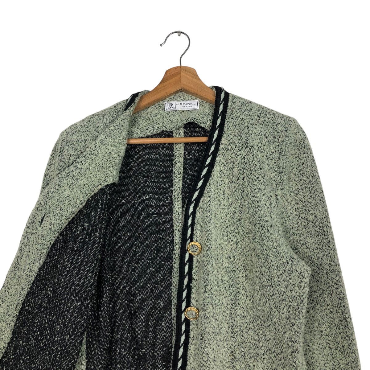 Designer × Vintage 📌Vintage Wool Tweed Jacket Domina Made in Italy Size US M / EU 48-50 / 2 - 12 Thumbnail