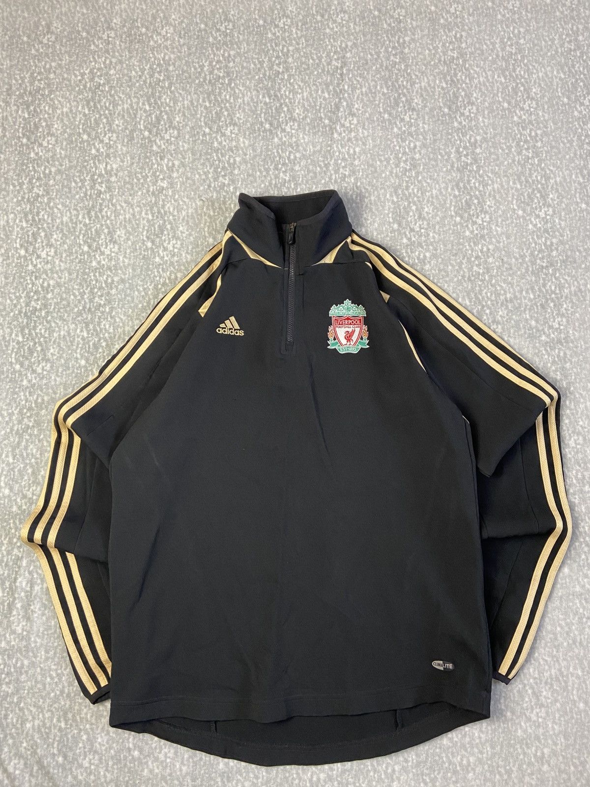 Adidas Vintage Liverpool FC Adidas Training Drill Top Size US M / EU 48-50 / 2 - 1 Thumbnail