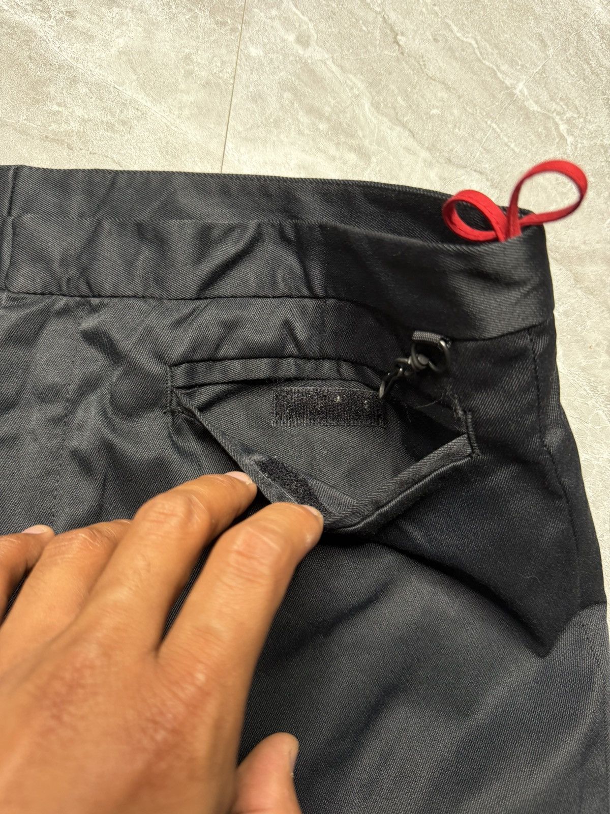 Prada Archive Prada Sport Flared Nylon/Cotton Blend Elastic Pants Size US 34 / EU 50 - 5 Thumbnail